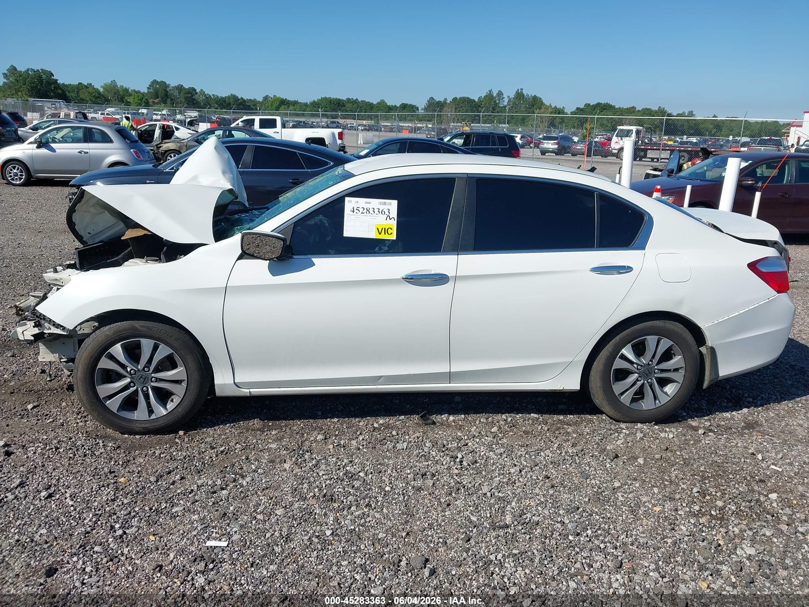 2013 Honda Accord Lx Белый vin: 1HGCR2F33DA199160