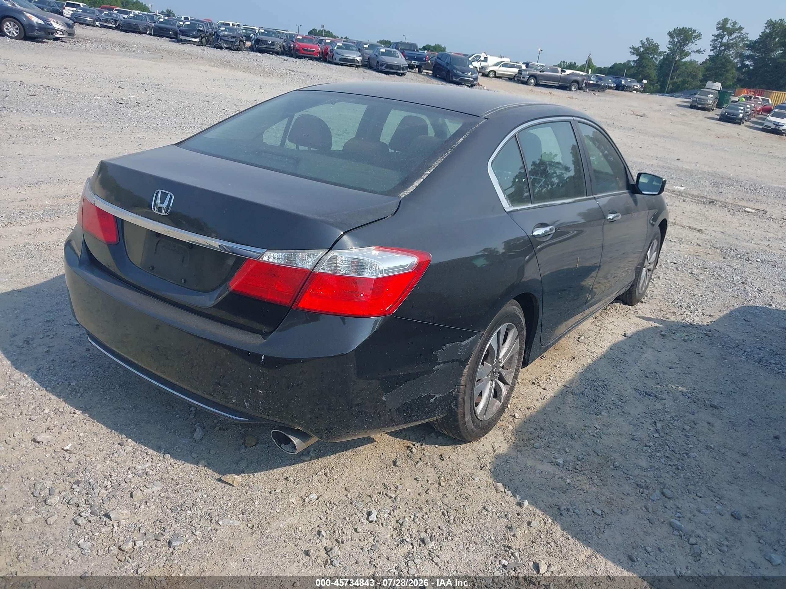 2013 Honda Accord Lx Black vin: 1HGCR2F33DA234652