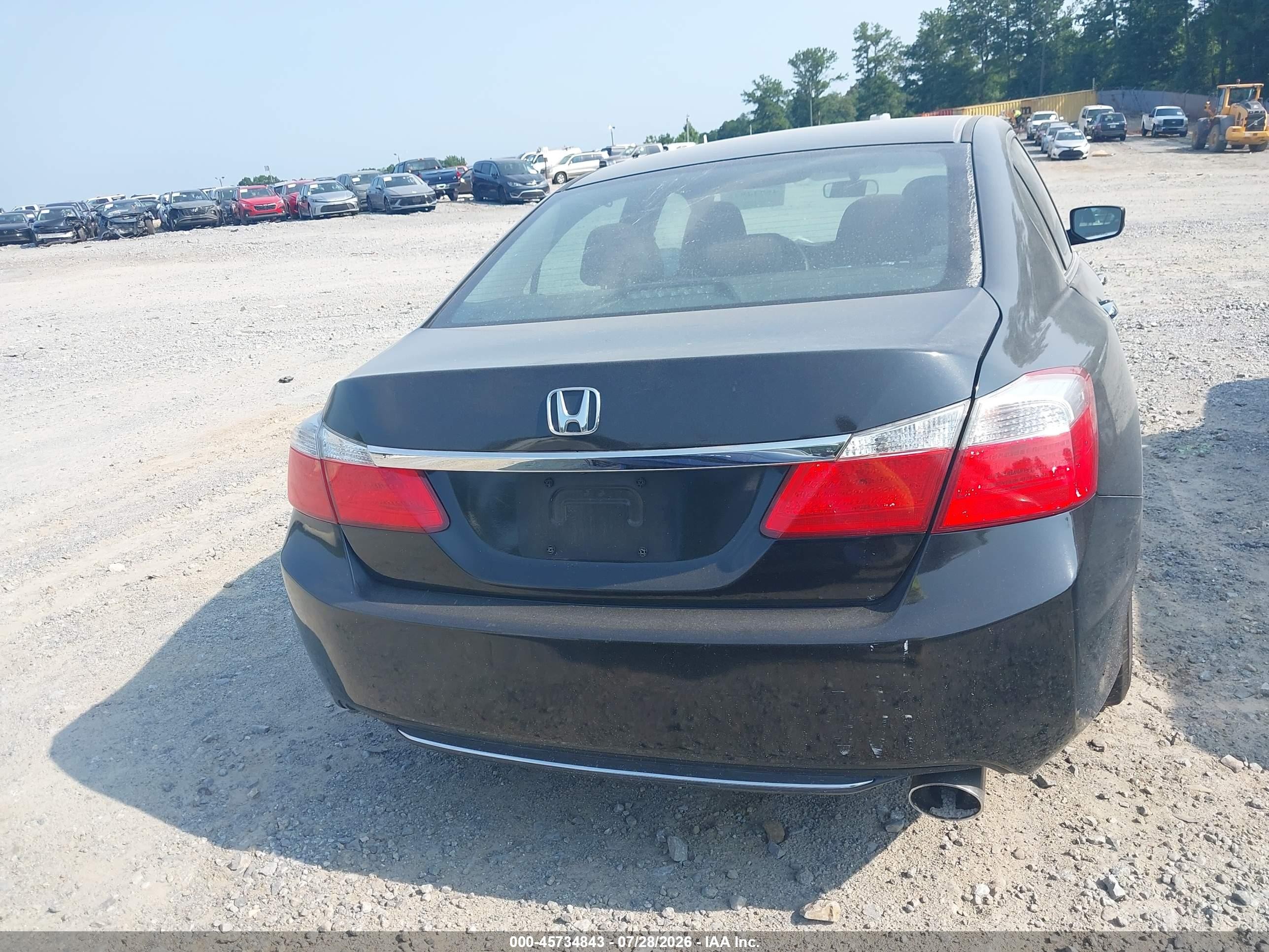 2013 Honda Accord Lx Black vin: 1HGCR2F33DA234652