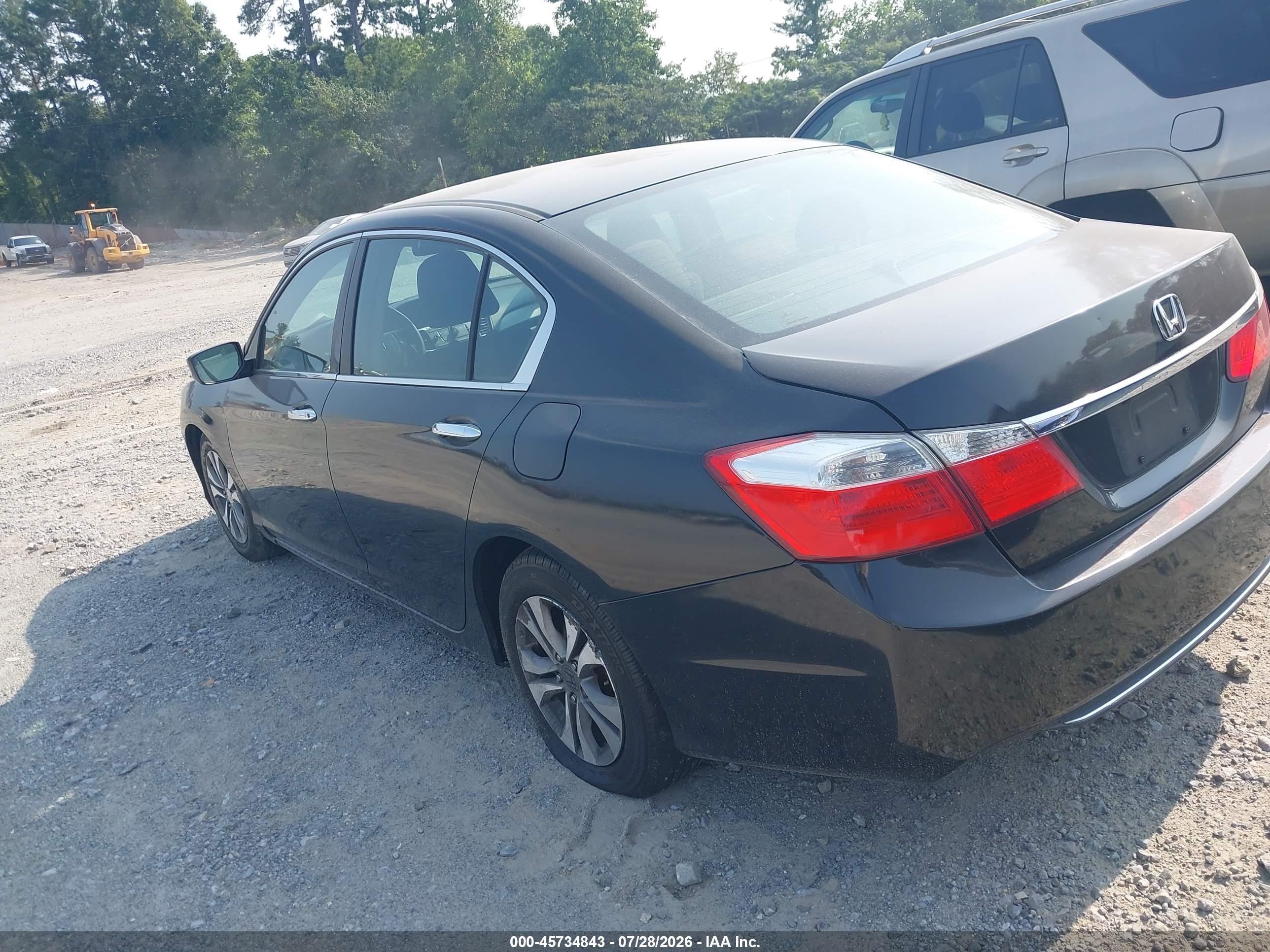 2013 Honda Accord Lx Black vin: 1HGCR2F33DA234652