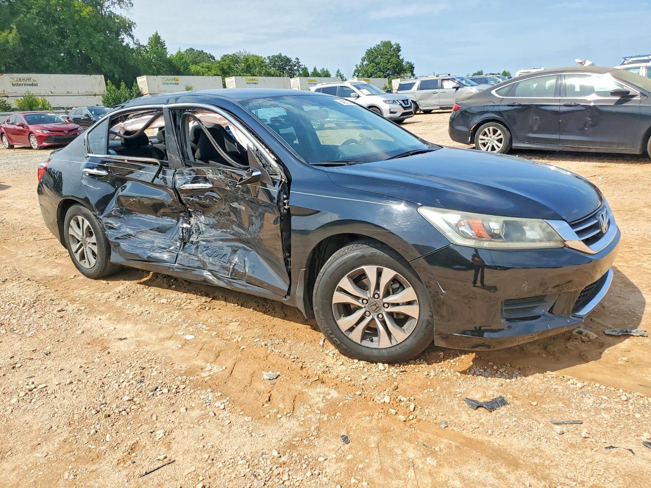 2013 Honda Accord Lx Black vin: 1HGCR2F33DA255890