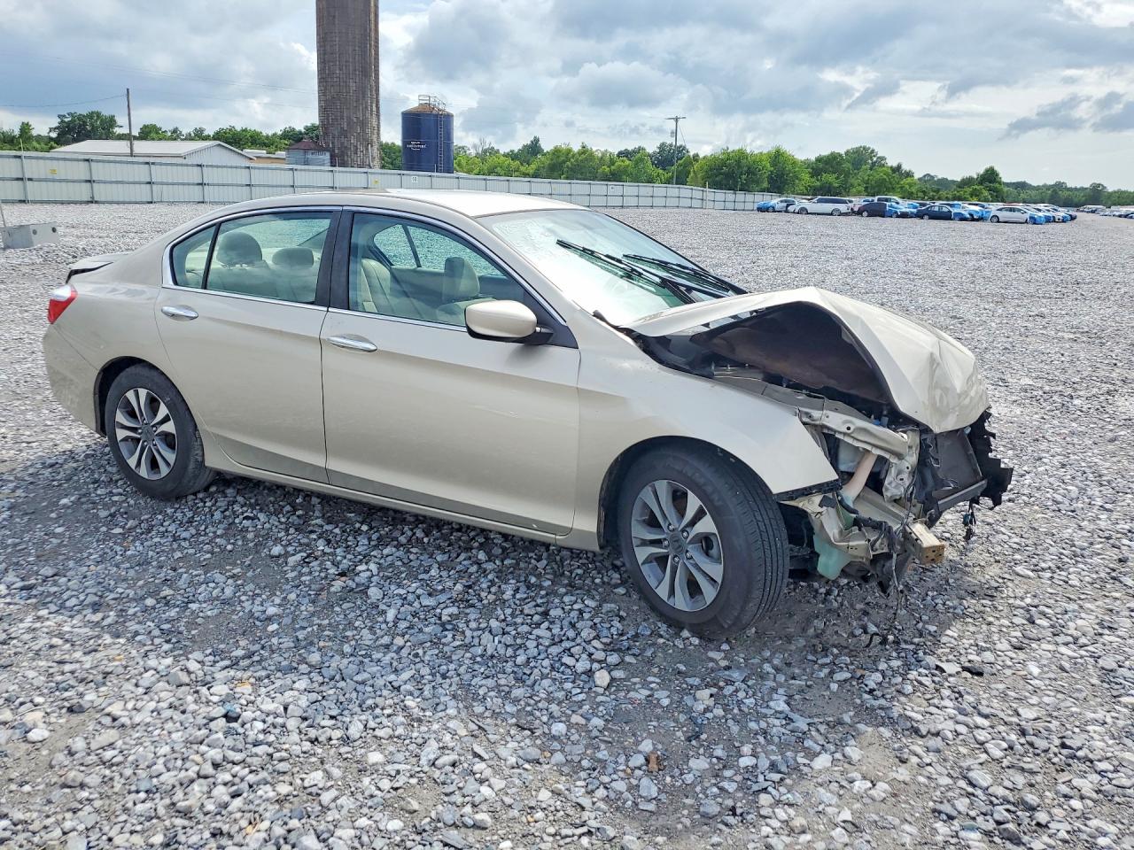 2013 Honda Accord Lx Золотой vin: 1HGCR2F33DA264184