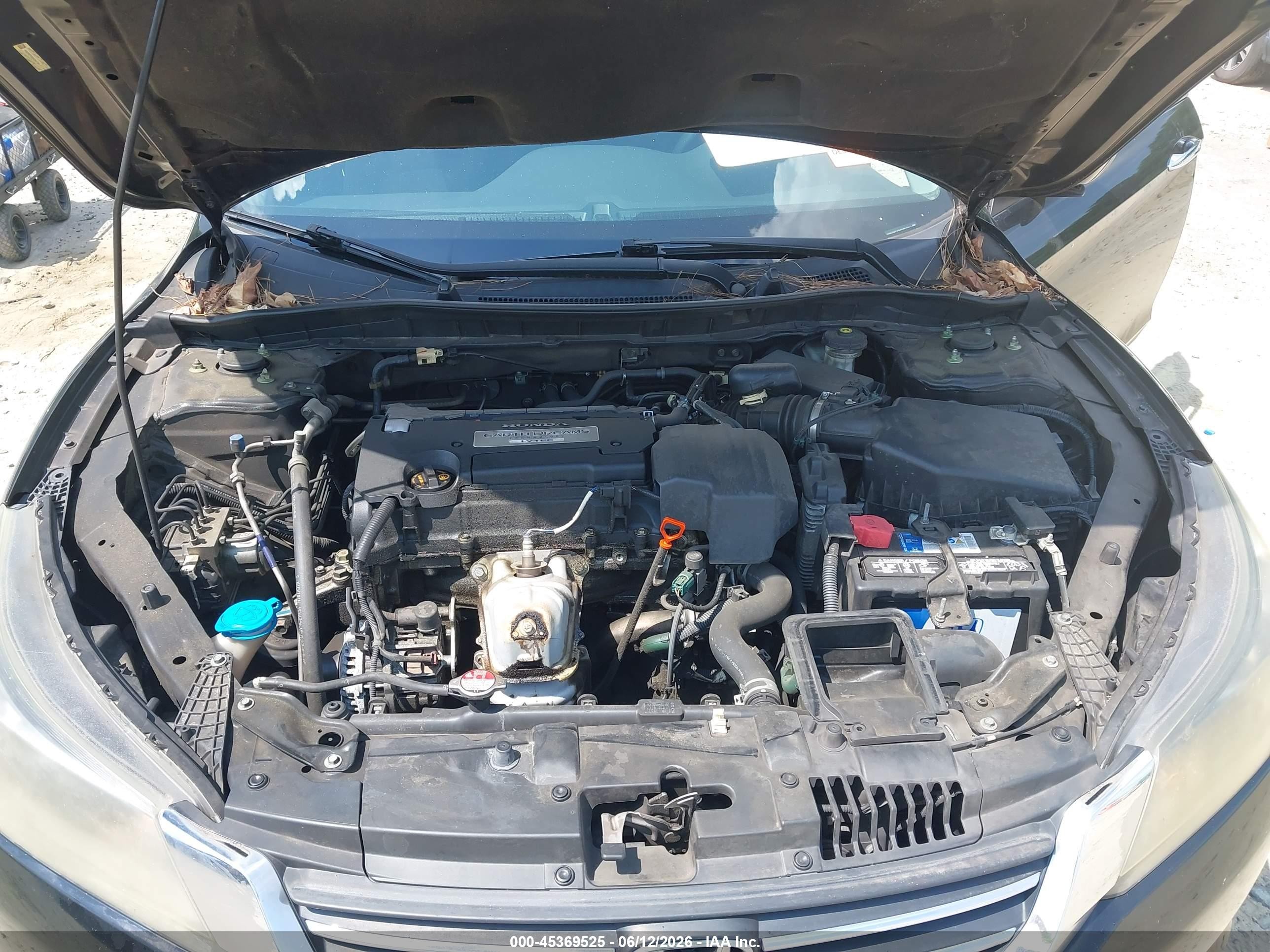 2013 Honda Accord Lx Black vin: 1HGCR2F33DA264704
