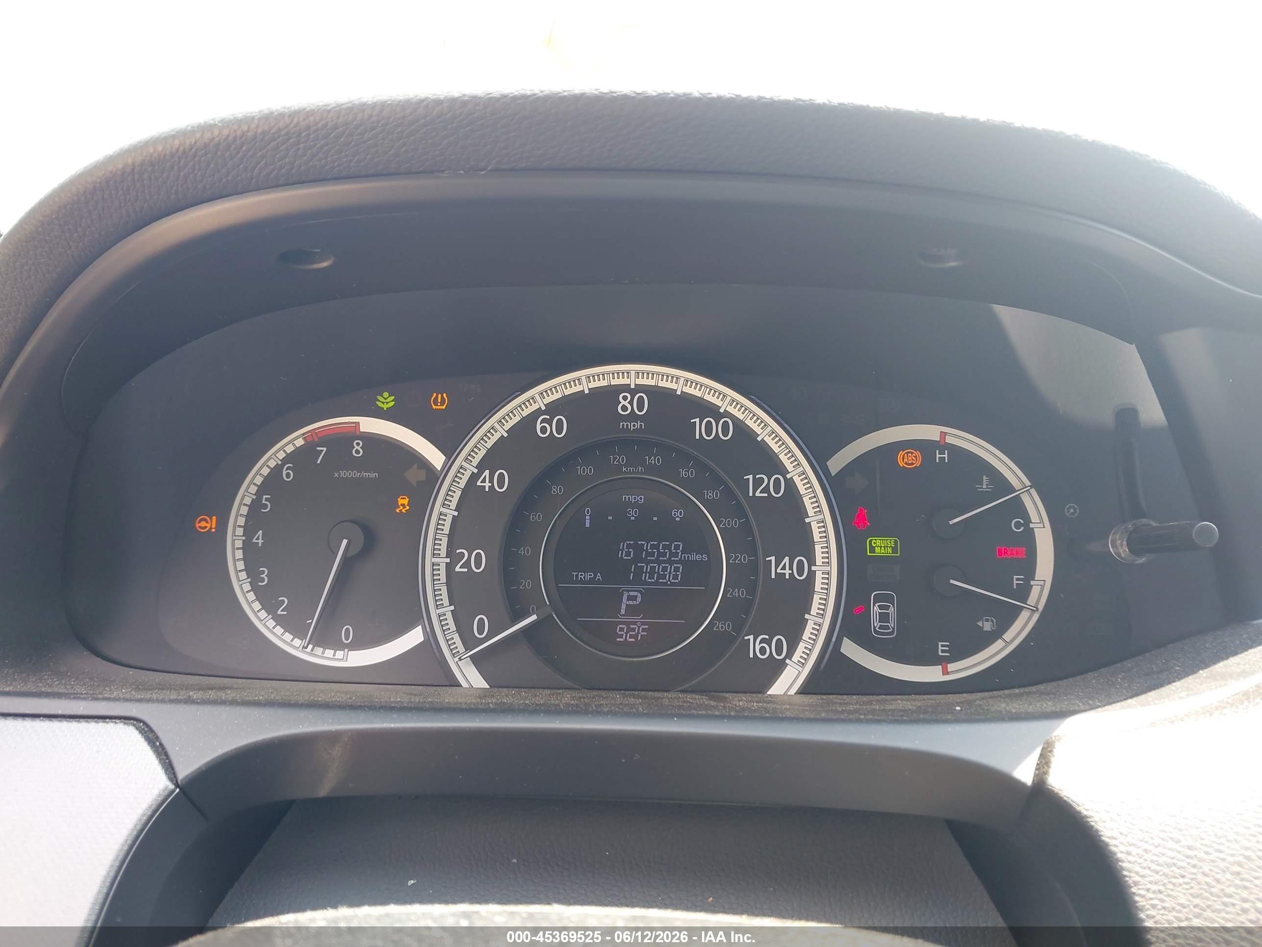 2013 Honda Accord Lx Black vin: 1HGCR2F33DA264704