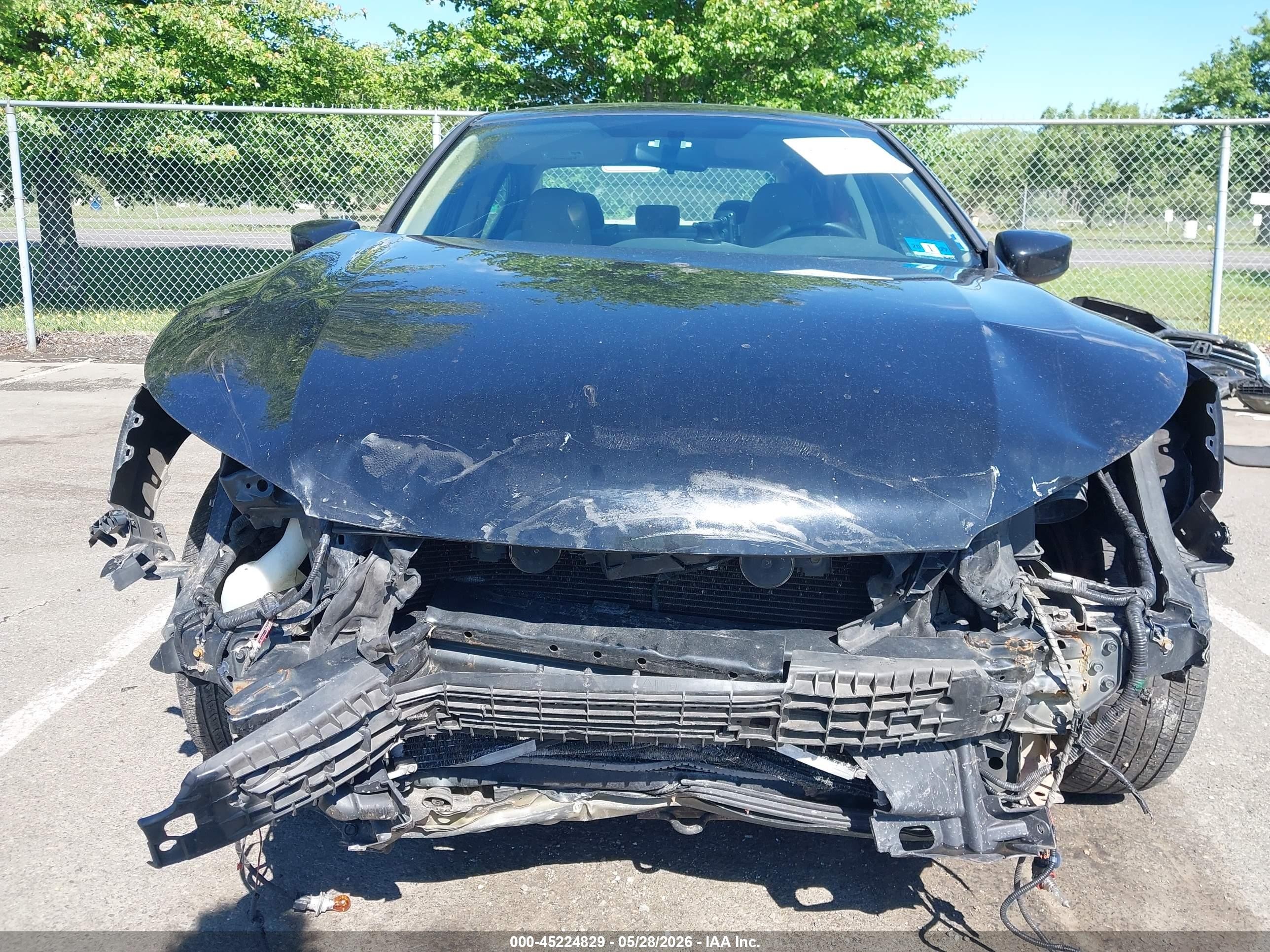 2013 Honda Accord Lx Black vin: 1HGCR2F33DA266601