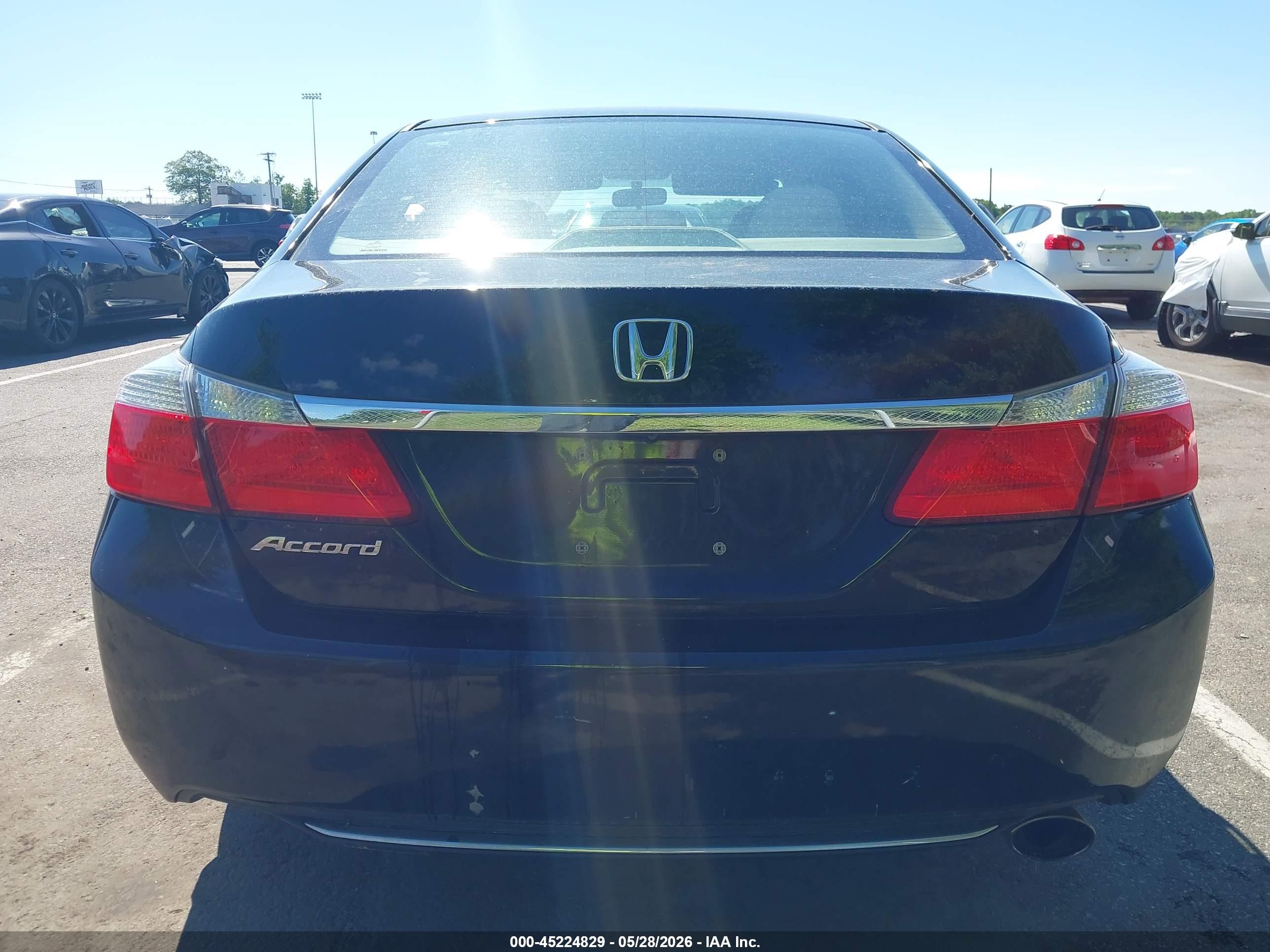 2013 Honda Accord Lx Black vin: 1HGCR2F33DA266601
