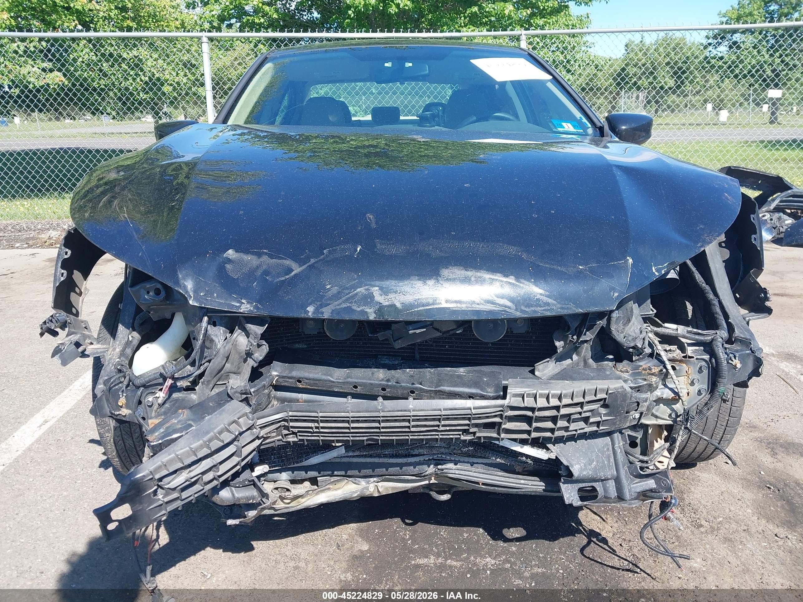 2013 Honda Accord Lx Black vin: 1HGCR2F33DA266601