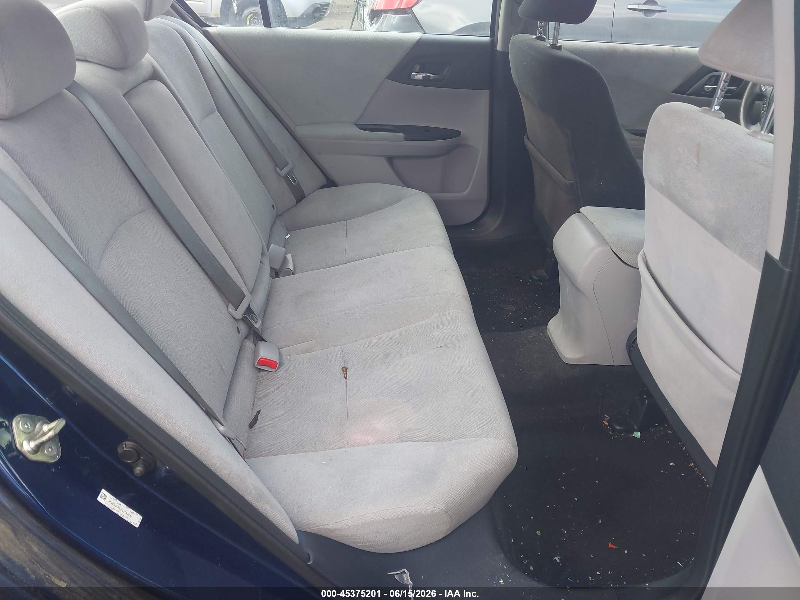 2013 Honda Accord Lx Blue vin: 1HGCR2F33DA274794