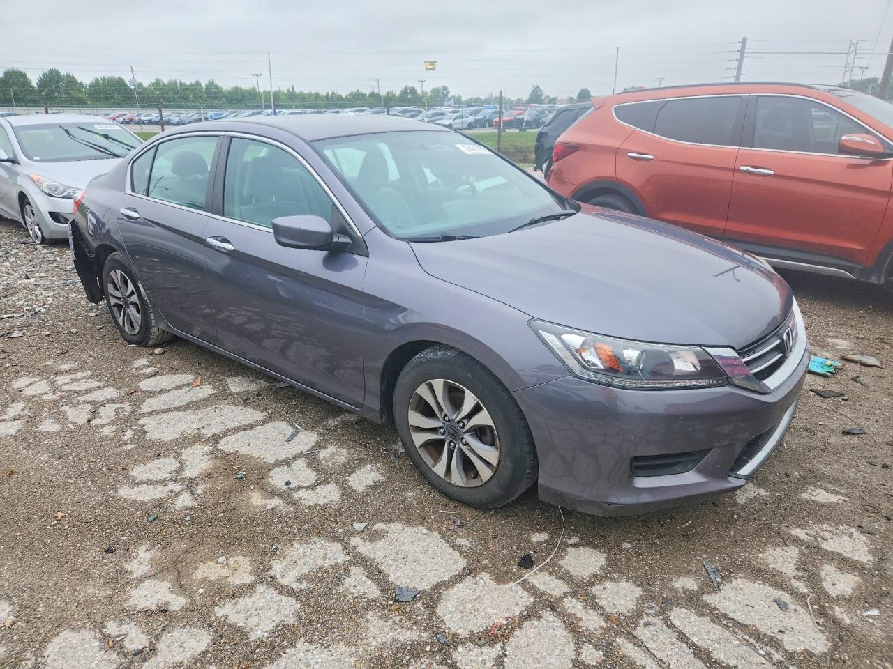 2013 Honda Accord Lx Gray vin: 1HGCR2F33DA281955