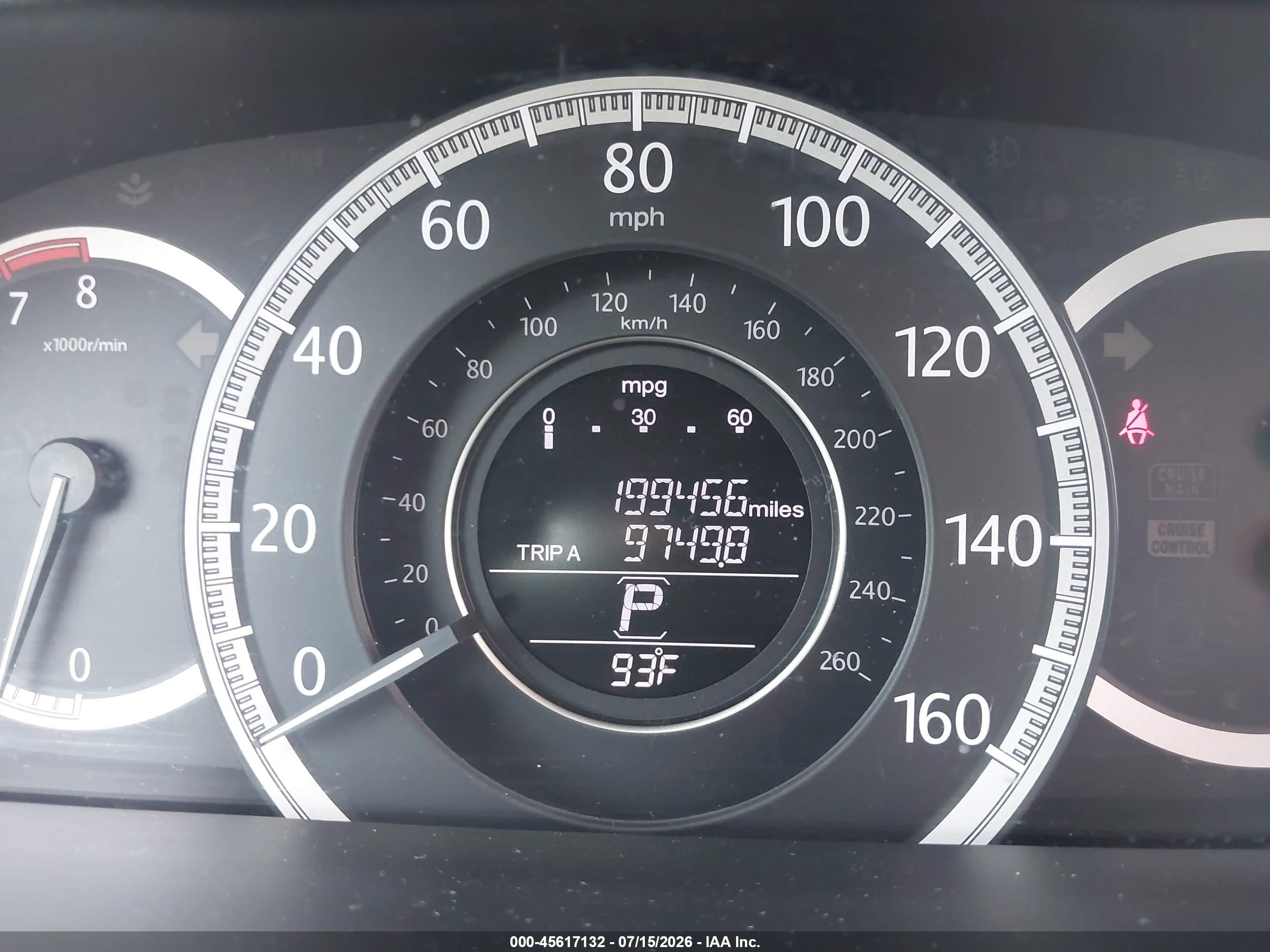 2013 Honda Accord Lx Gray vin: 1HGCR2F33DA282149