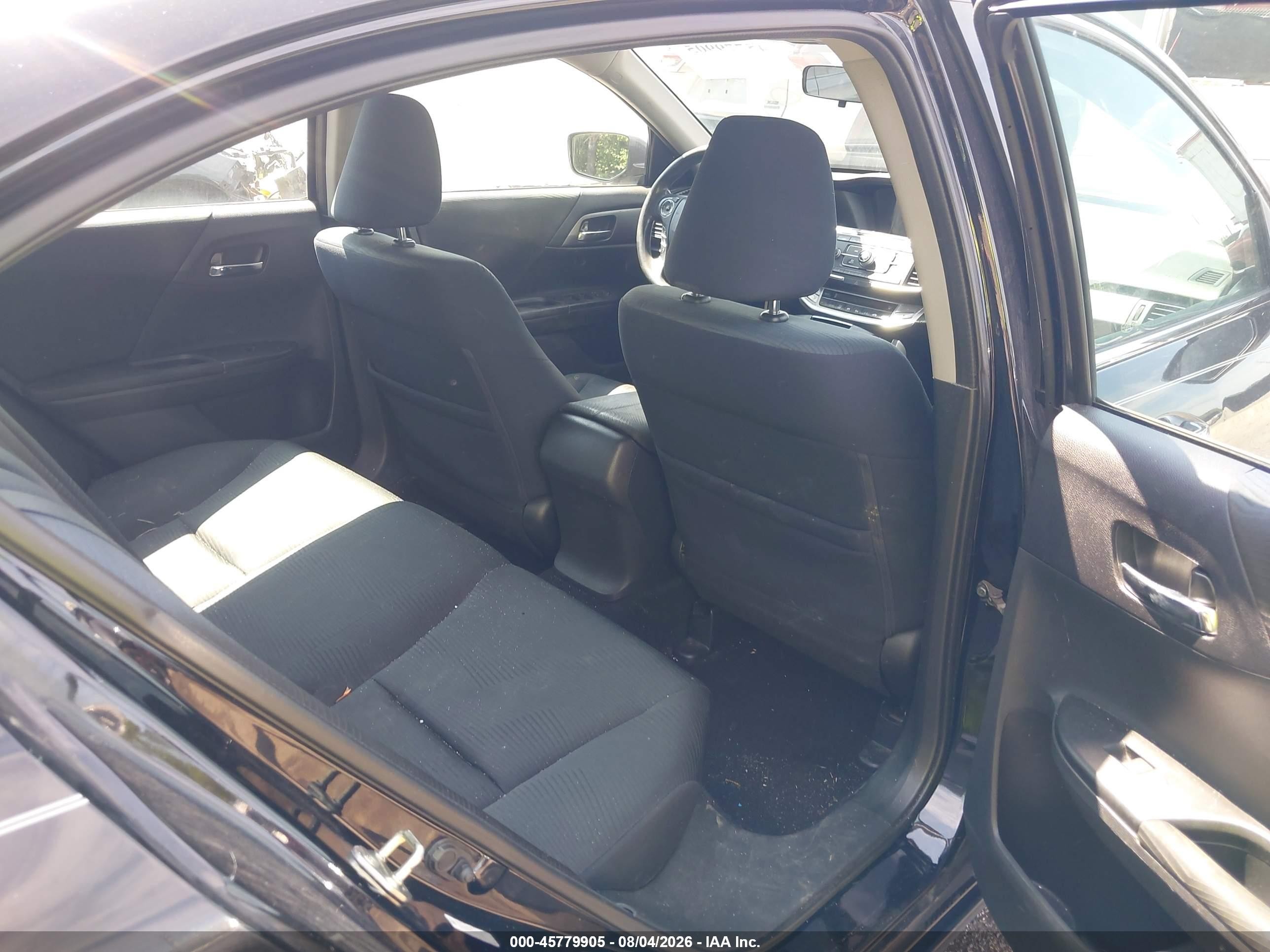 2014 Honda Accord Lx Black vin: 1HGCR2F33EA000657