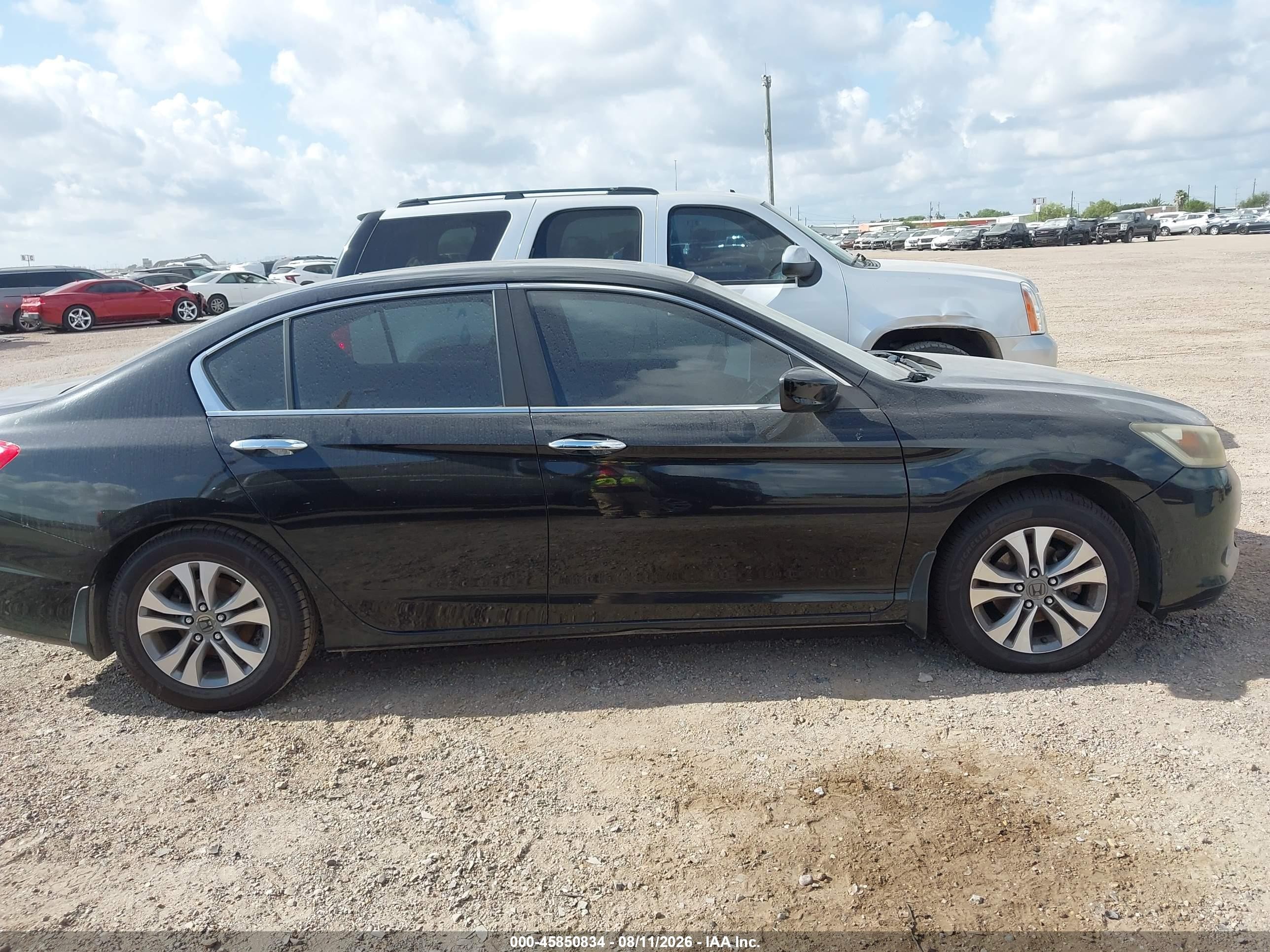 2014 Honda Accord Lx Black vin: 1HGCR2F33EA012839