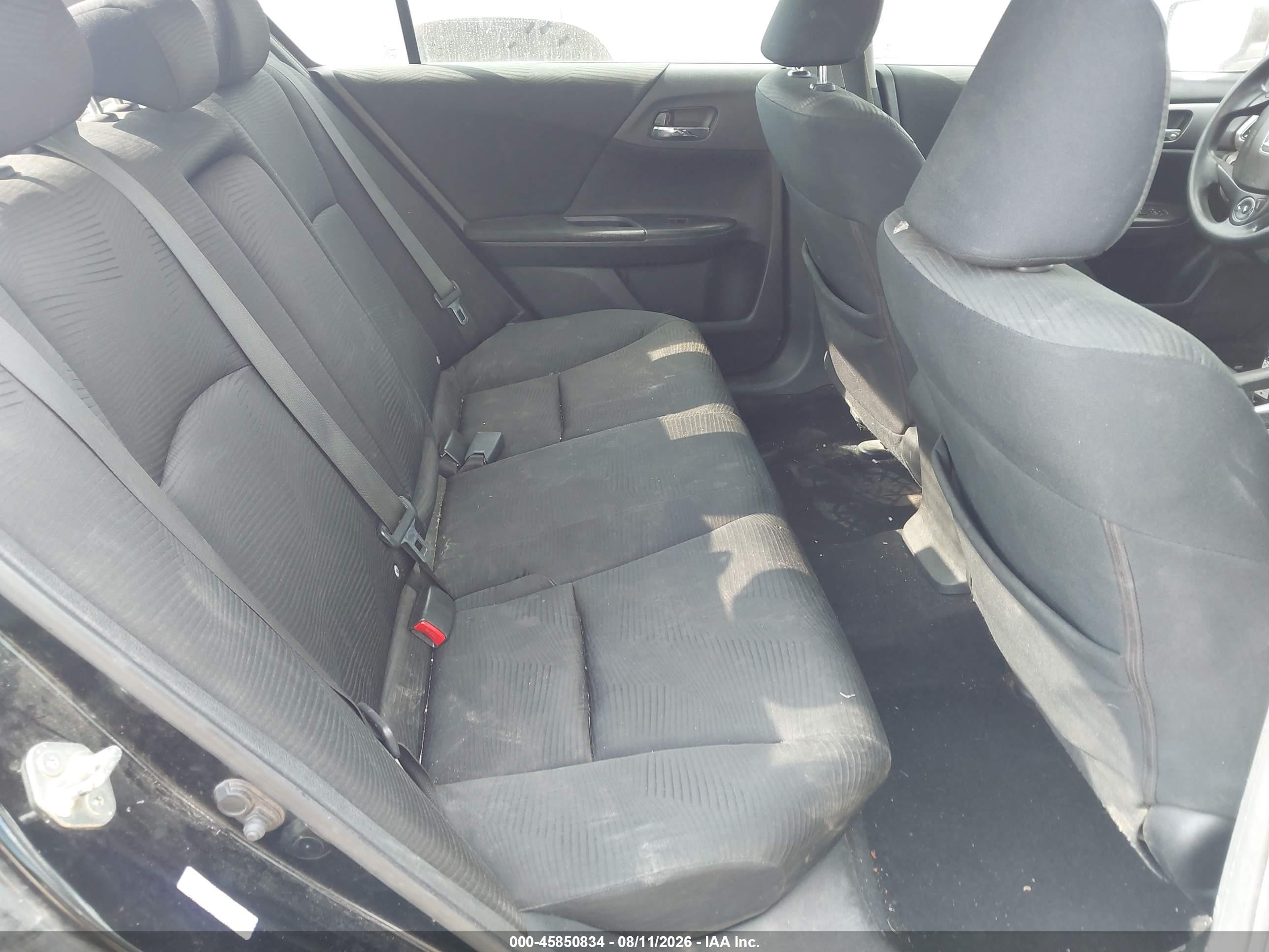 2014 Honda Accord Lx Black vin: 1HGCR2F33EA012839