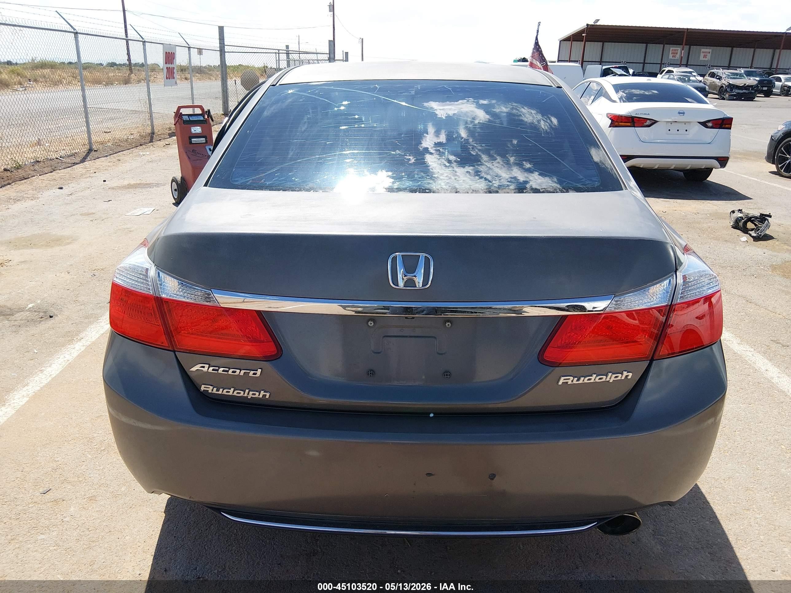 2014 Honda Accord Lx Серый vin: 1HGCR2F33EA052841