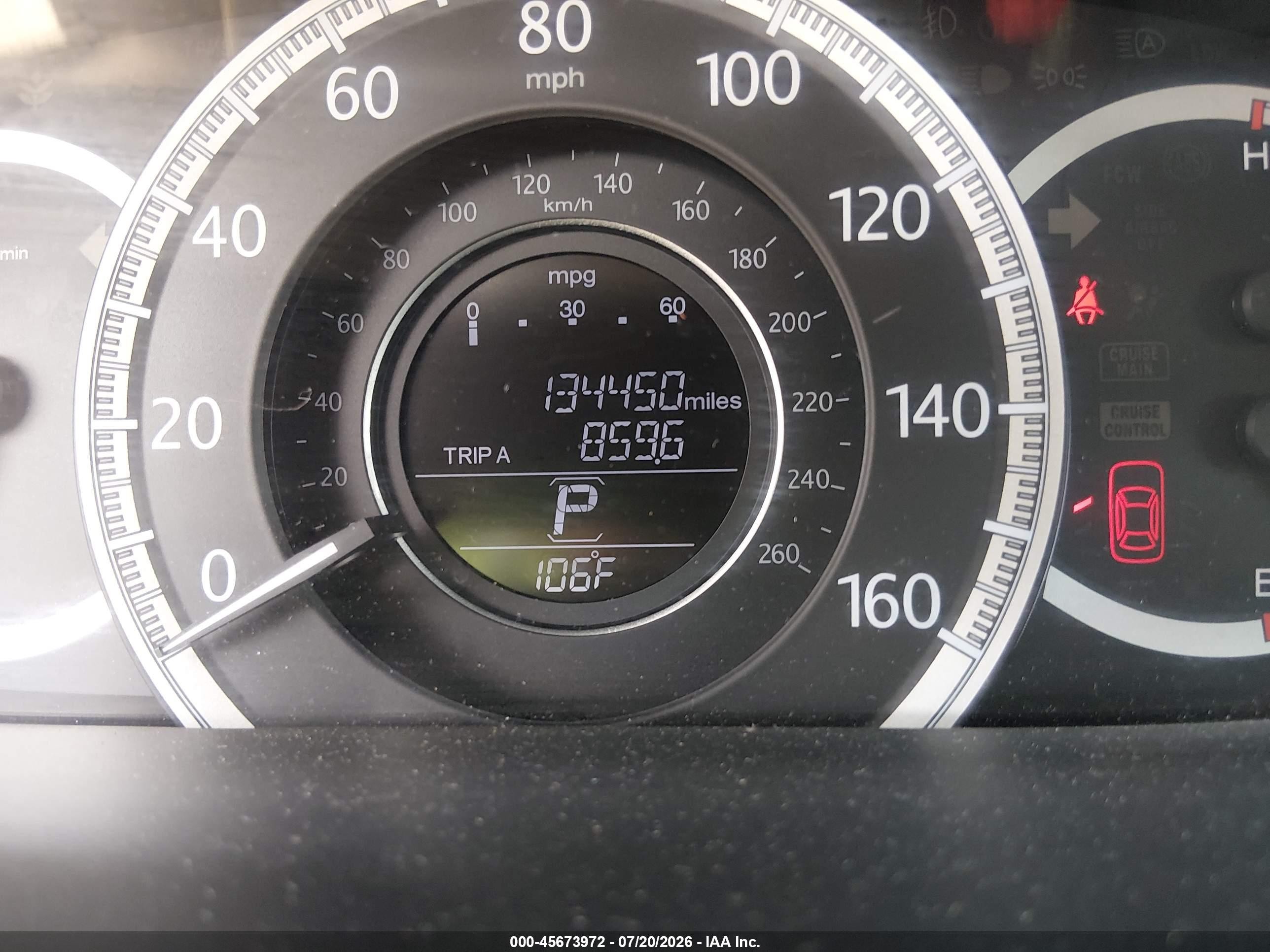 2014 Honda Accord Lx Gray vin: 1HGCR2F33EA138232