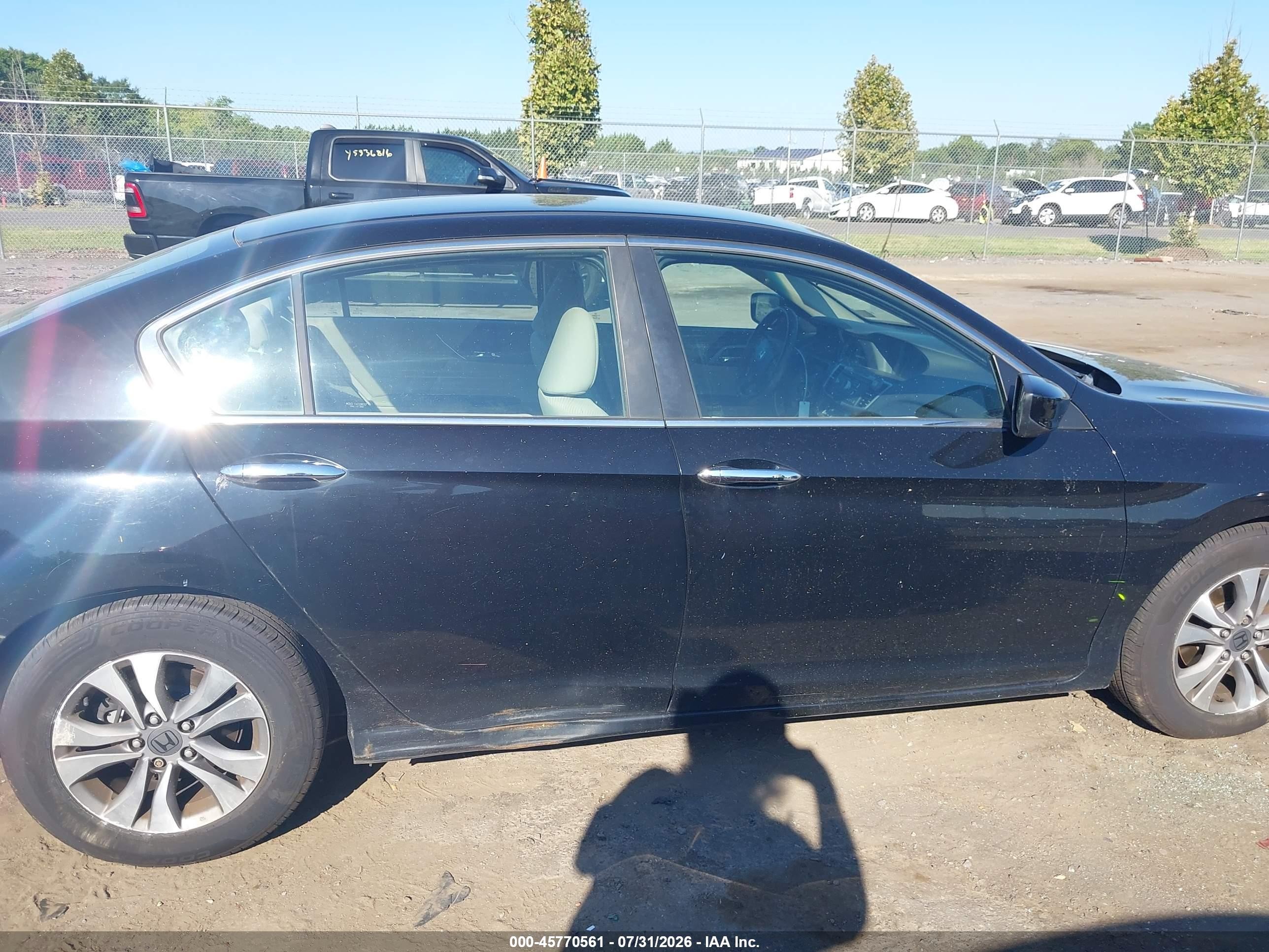 2014 Honda Accord Lx Черный vin: 1HGCR2F33EA141325
