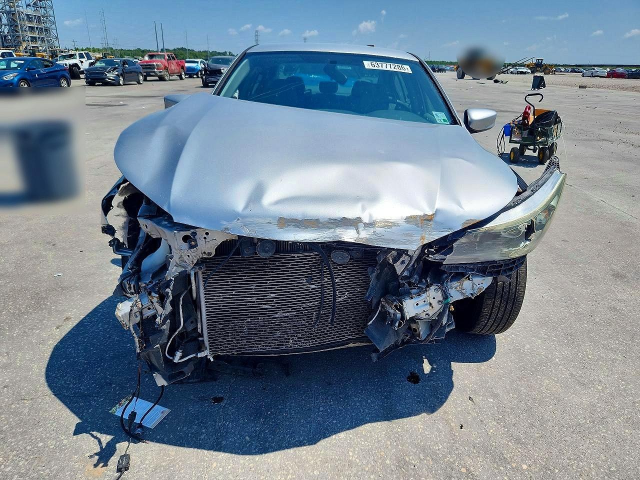 2014 Honda Accord Lx Серебряный vin: 1HGCR2F33EA306726