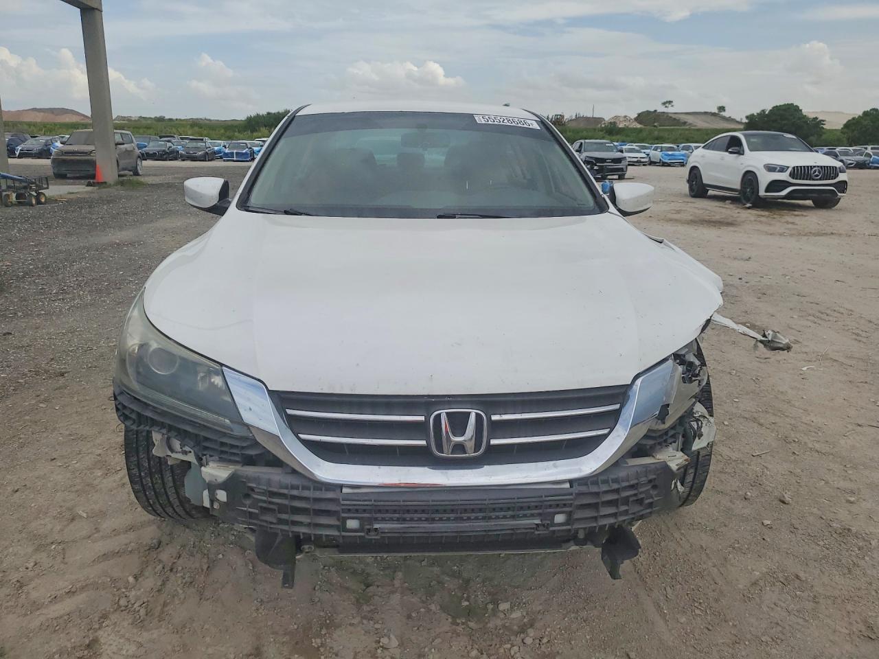 2015 Honda Accord Lx White vin: 1HGCR2F33FA002393