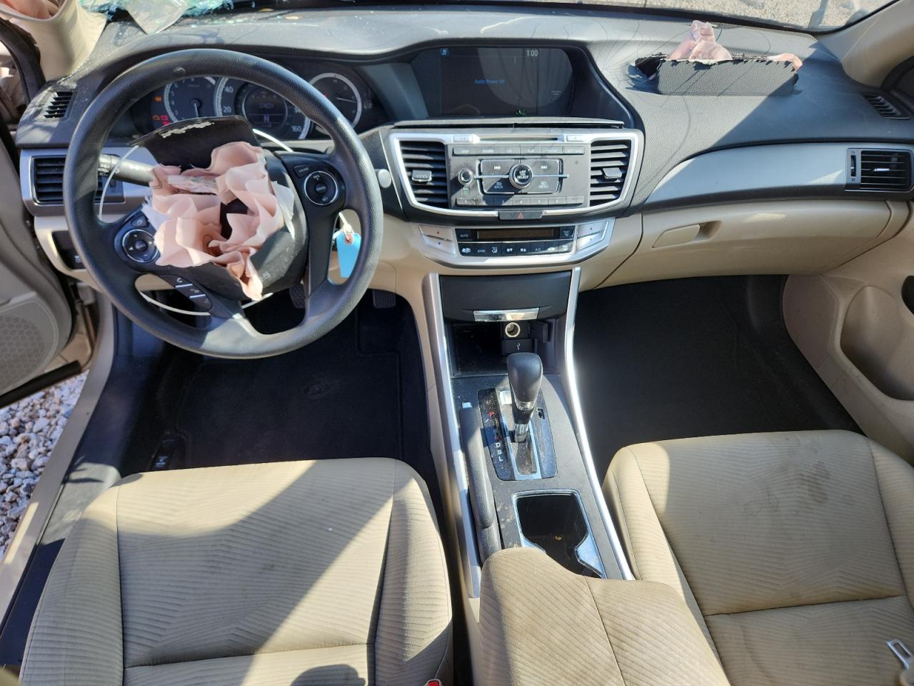 2015 Honda Accord Бежевый vin: 1HGCR2F33FA029920