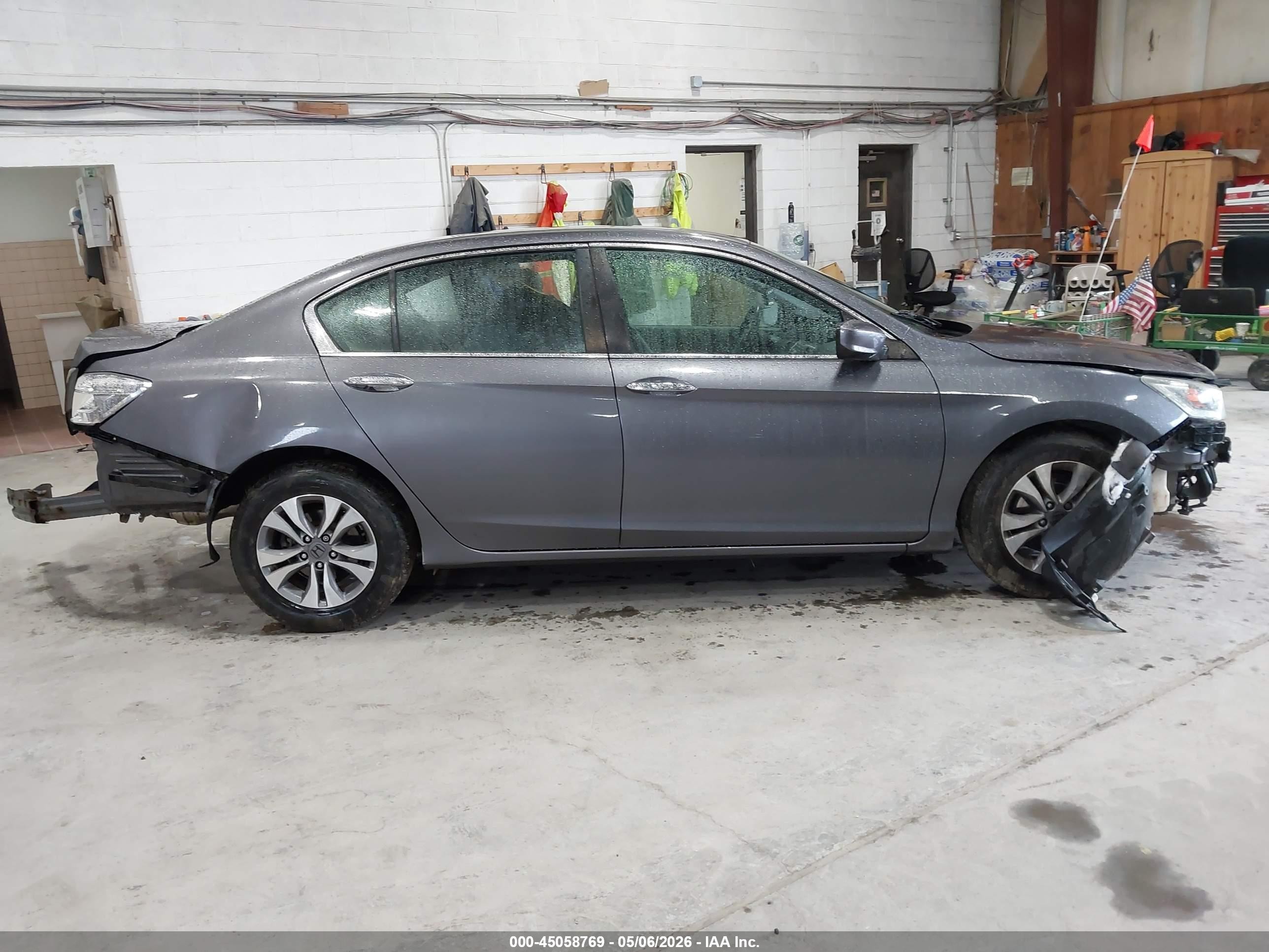 2015 Honda Accord Lx Gray vin: 1HGCR2F33FA039993