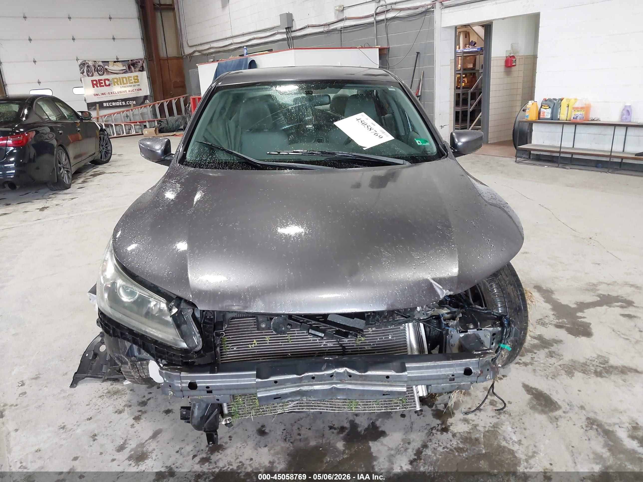 2015 Honda Accord Lx Gray vin: 1HGCR2F33FA039993