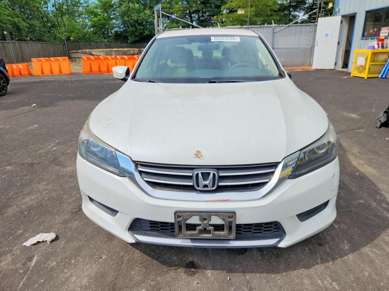 2015 Honda Accord Lx White vin: 1HGCR2F33FA057104