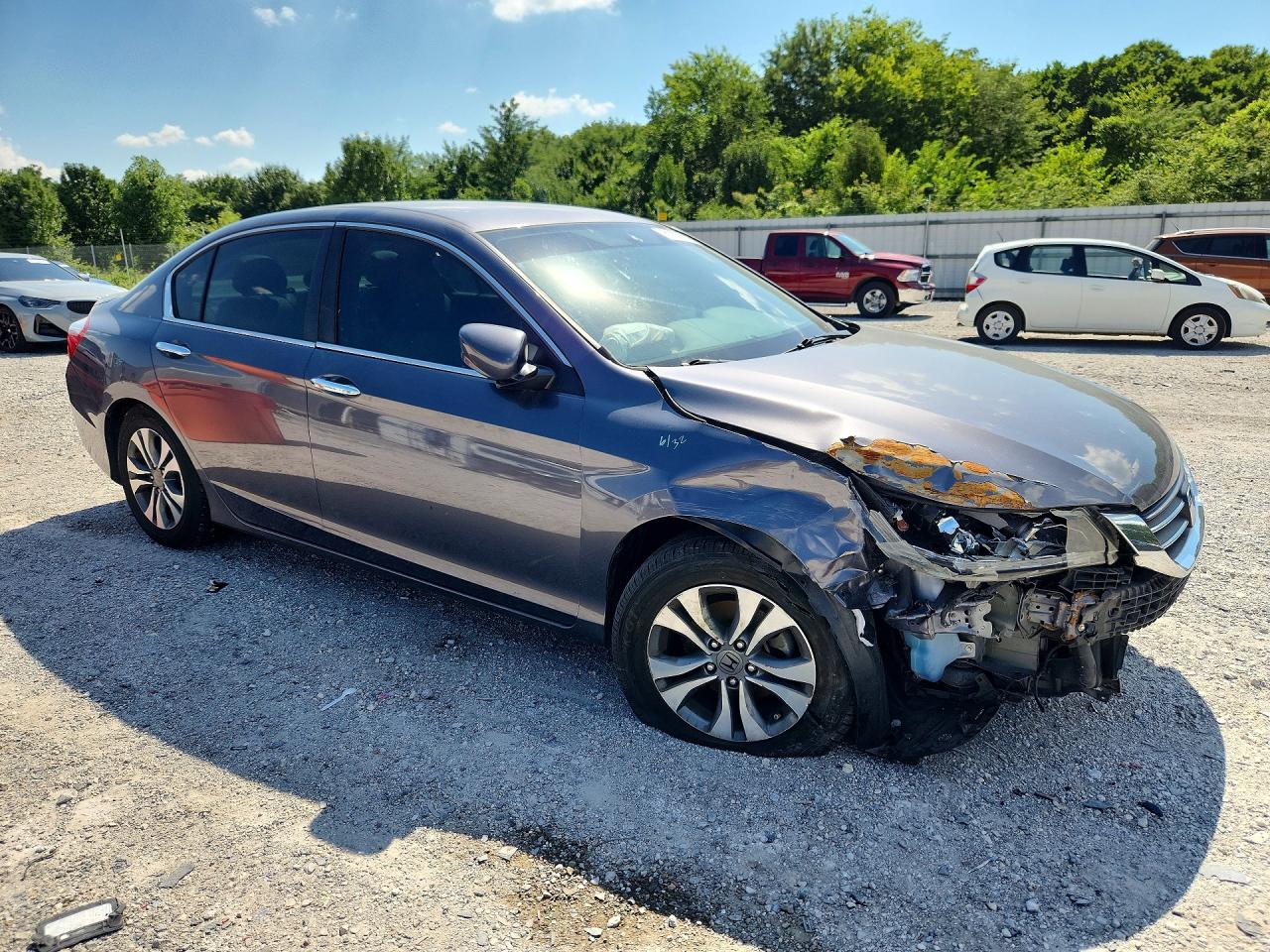 2015 Honda Accord Lx Gray vin: 1HGCR2F33FA120881