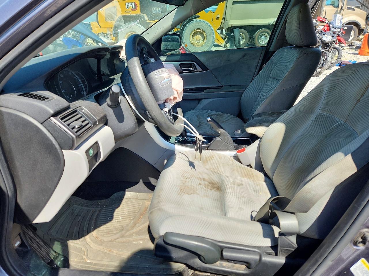 2015 Honda Accord Lx Gray vin: 1HGCR2F33FA120881
