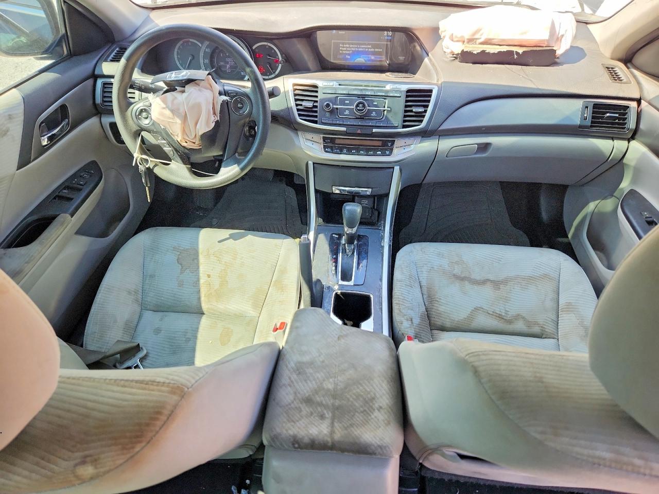 2015 Honda Accord Lx Gray vin: 1HGCR2F33FA120881