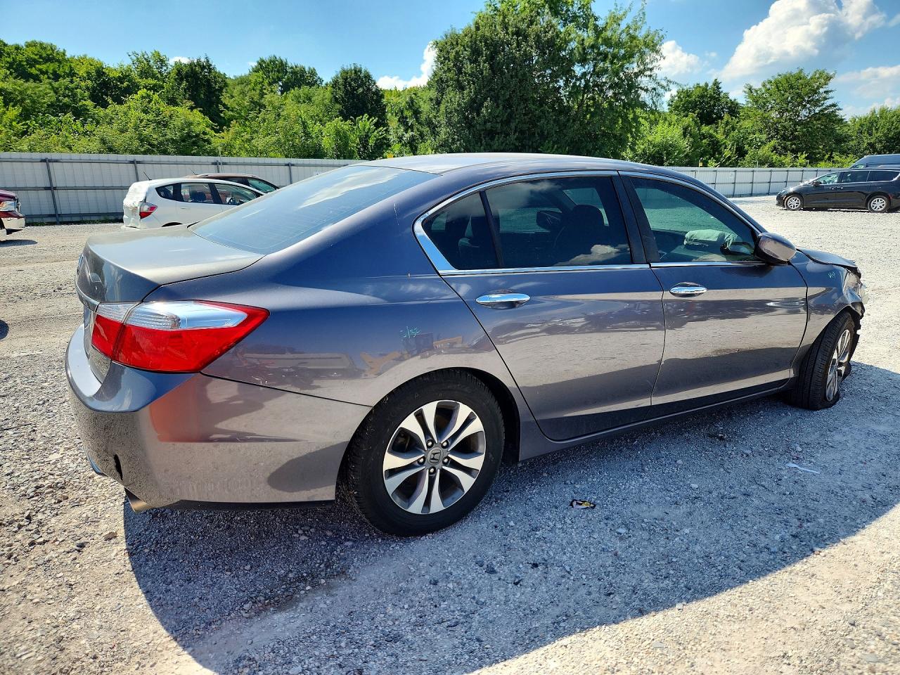 2015 Honda Accord Lx Gray vin: 1HGCR2F33FA120881