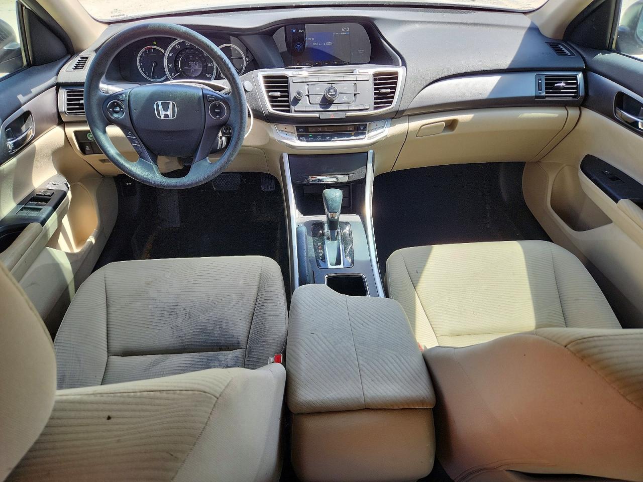 2015 Honda Accord Lx White vin: 1HGCR2F33FA127023