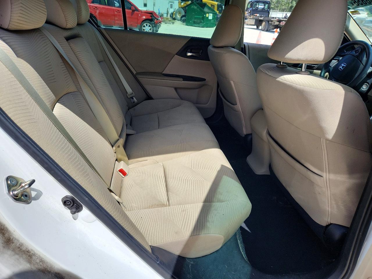 2015 Honda Accord Lx White vin: 1HGCR2F33FA127023