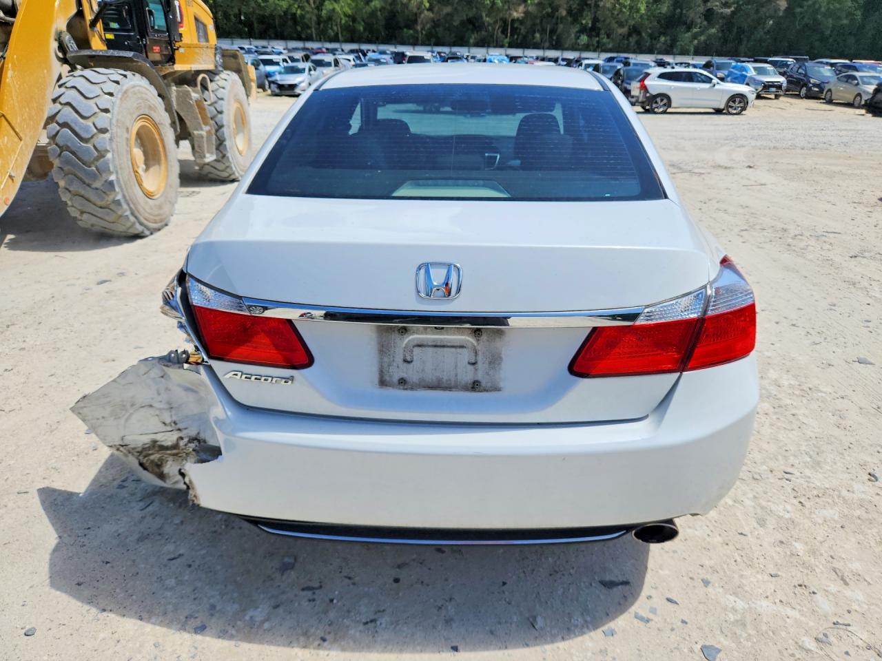 2015 Honda Accord Lx White vin: 1HGCR2F33FA127023