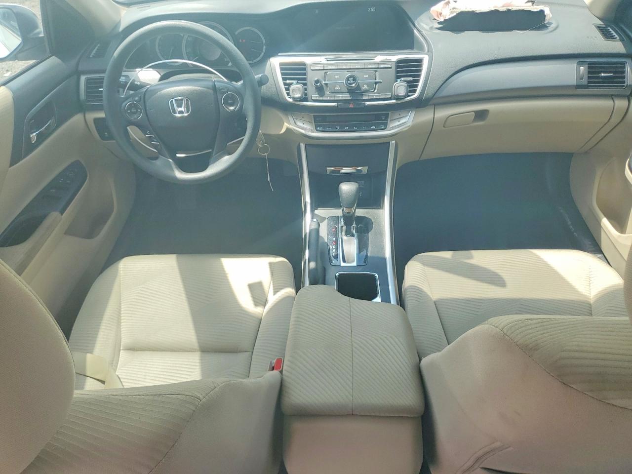 2015 Honda Accord Lx White vin: 1HGCR2F33FA127054