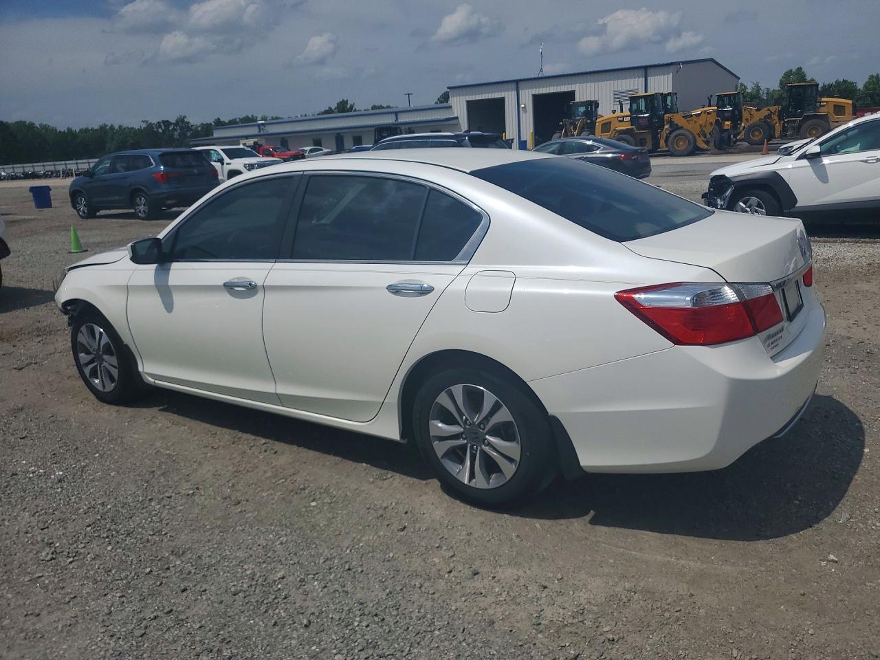2015 Honda Accord Lx White vin: 1HGCR2F33FA127054