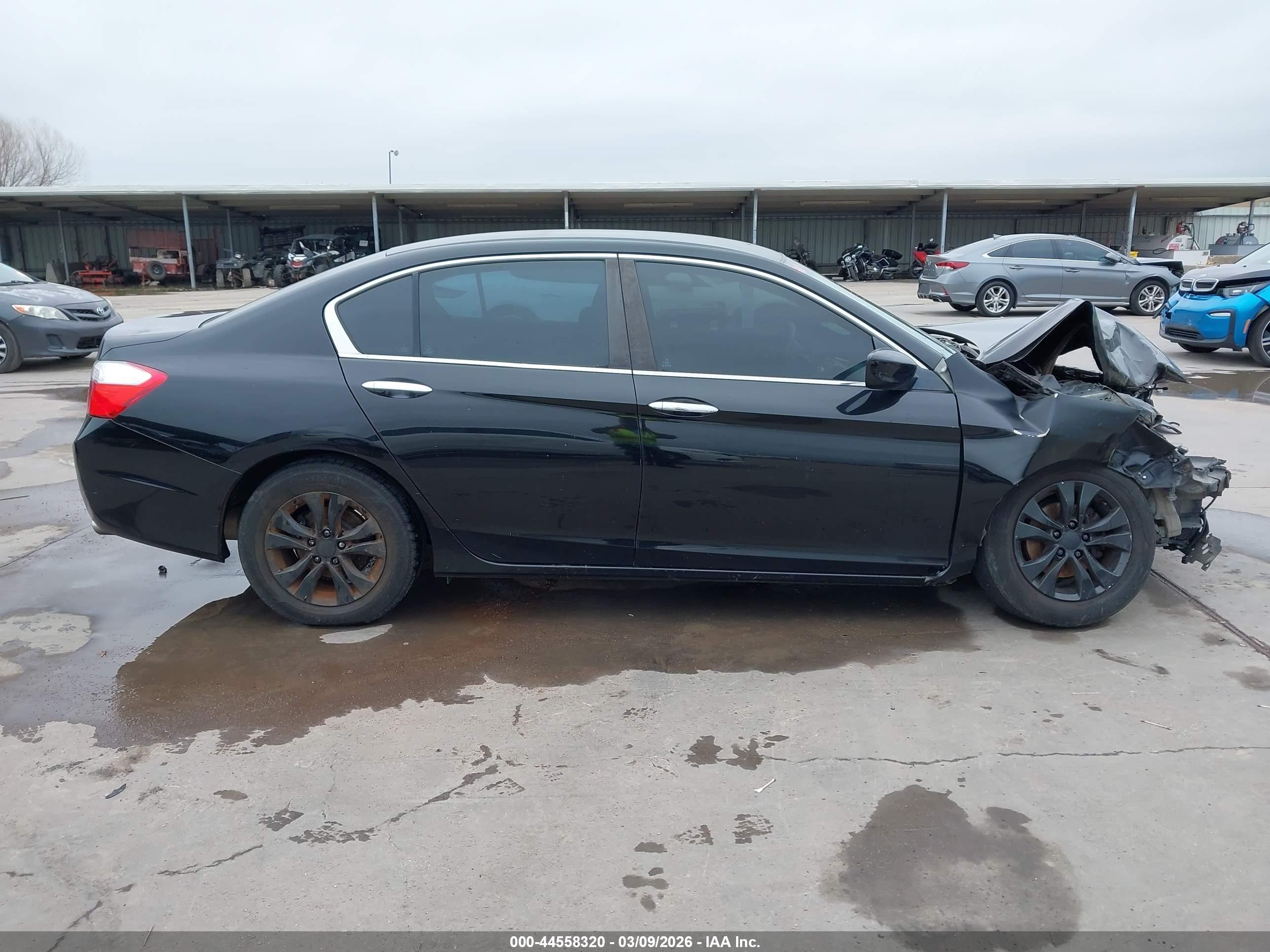 2015 Honda Accord Lx Black vin: 1HGCR2F33FA143853