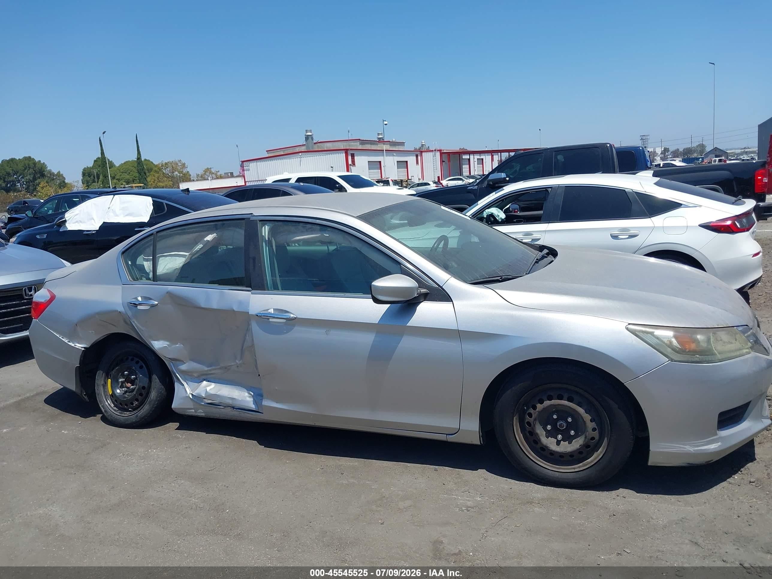 2015 Honda Accord Lx Silver vin: 1HGCR2F33FA155131