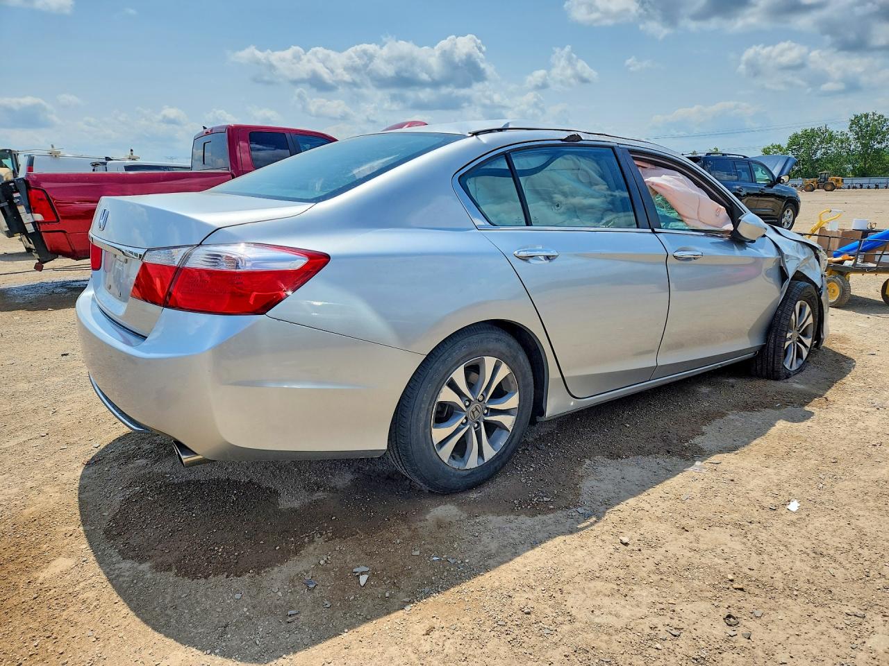 2015 Honda Accord Lx Silver vin: 1HGCR2F33FA164704
