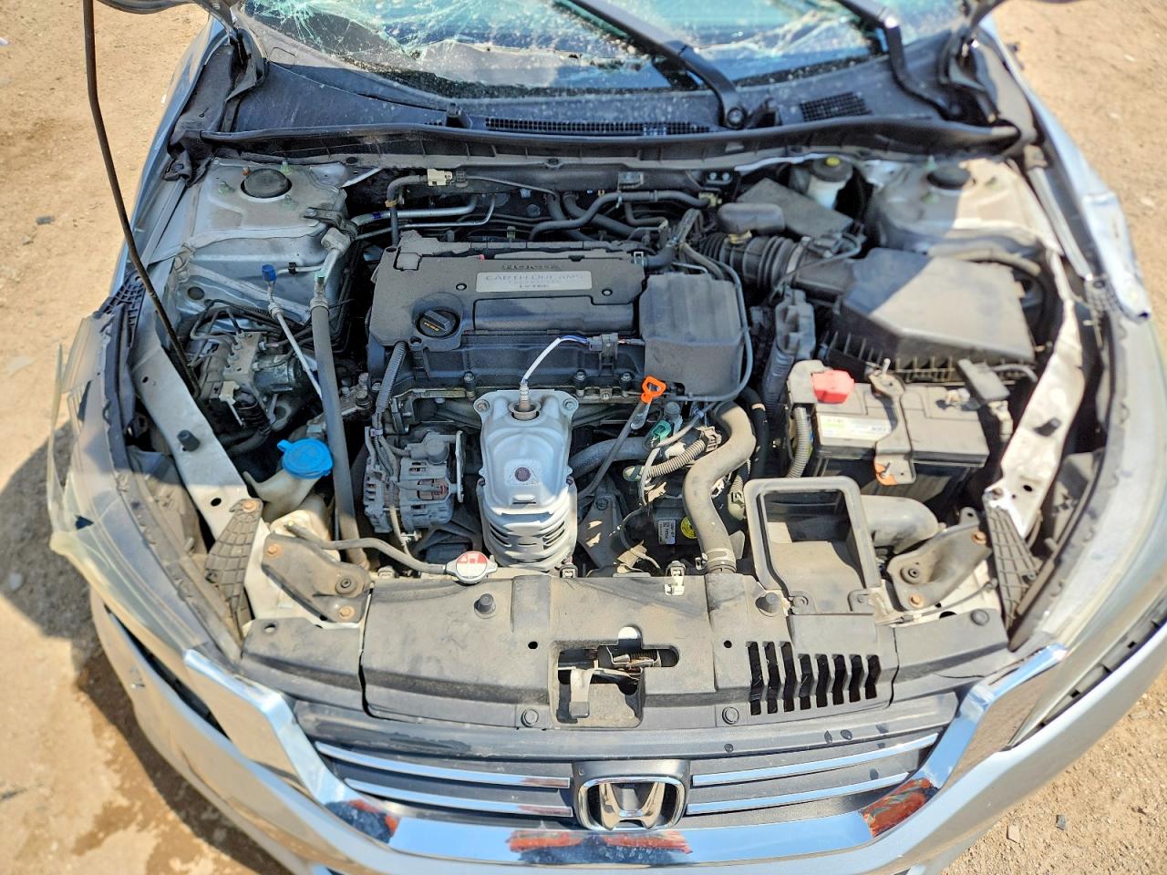 2015 Honda Accord Lx Silver vin: 1HGCR2F33FA164704