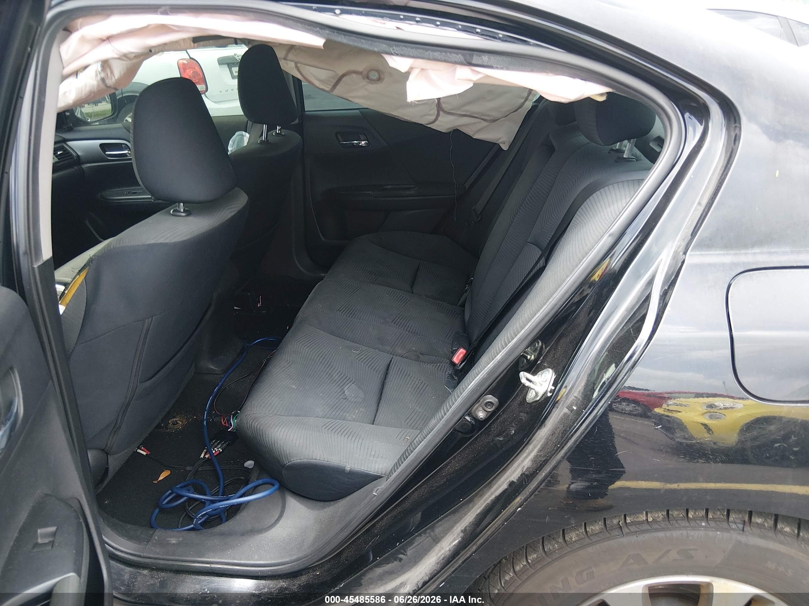 2015 Honda Accord Lx Черный vin: 1HGCR2F33FA170289