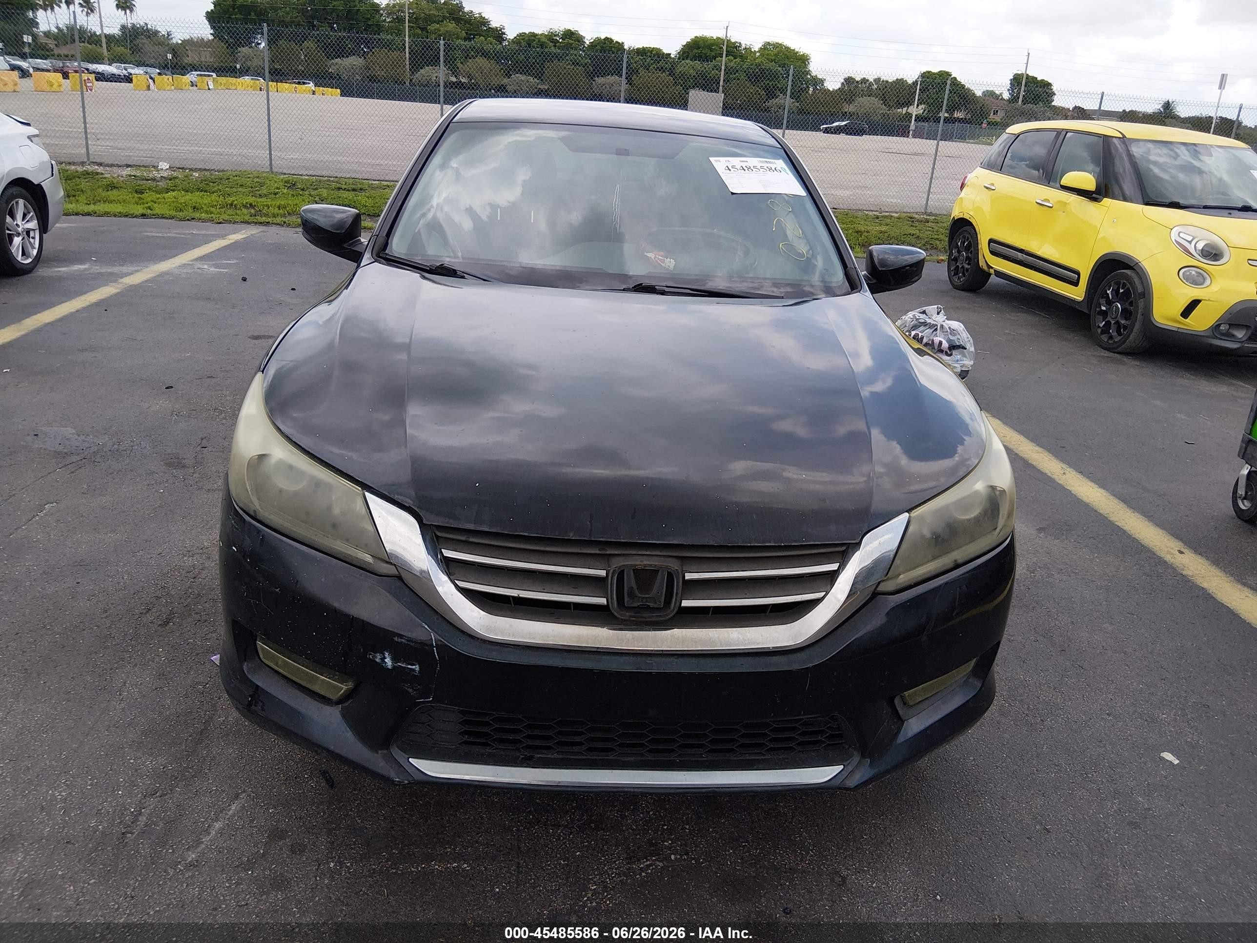 2015 Honda Accord Lx Черный vin: 1HGCR2F33FA170289