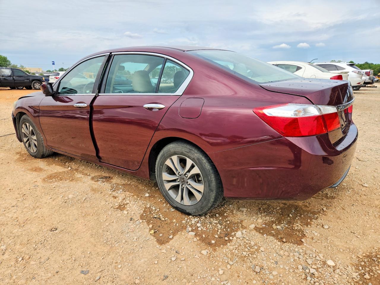 2015 Honda Accord Lx Purple vin: 1HGCR2F33FA172124