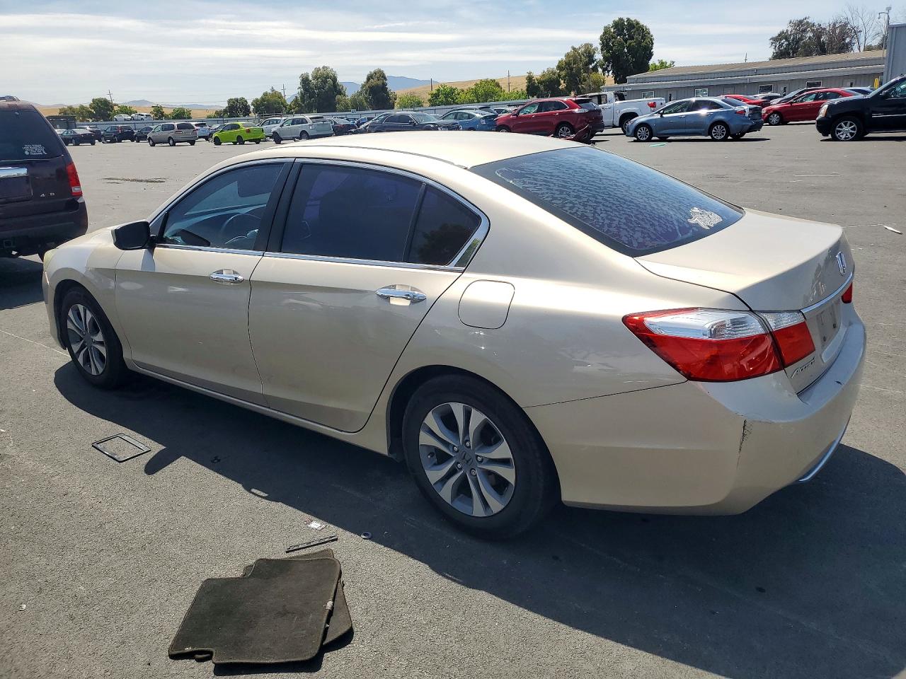 2015 Honda Accord Lx Beige vin: 1HGCR2F33FA174360