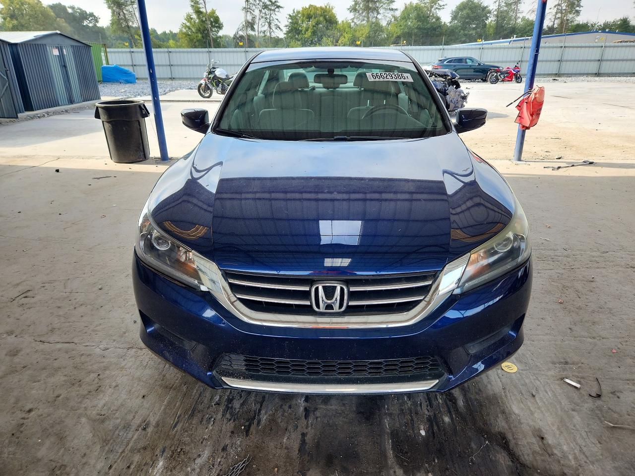 2015 Honda Accord Lx Blue vin: 1HGCR2F33FA203839