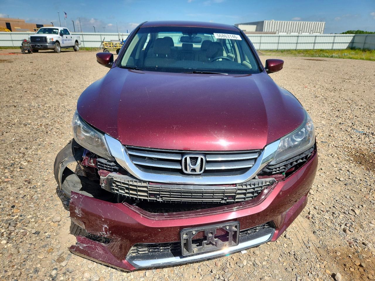 2015 Honda Accord Lx Maroon vin: 1HGCR2F33FA212539