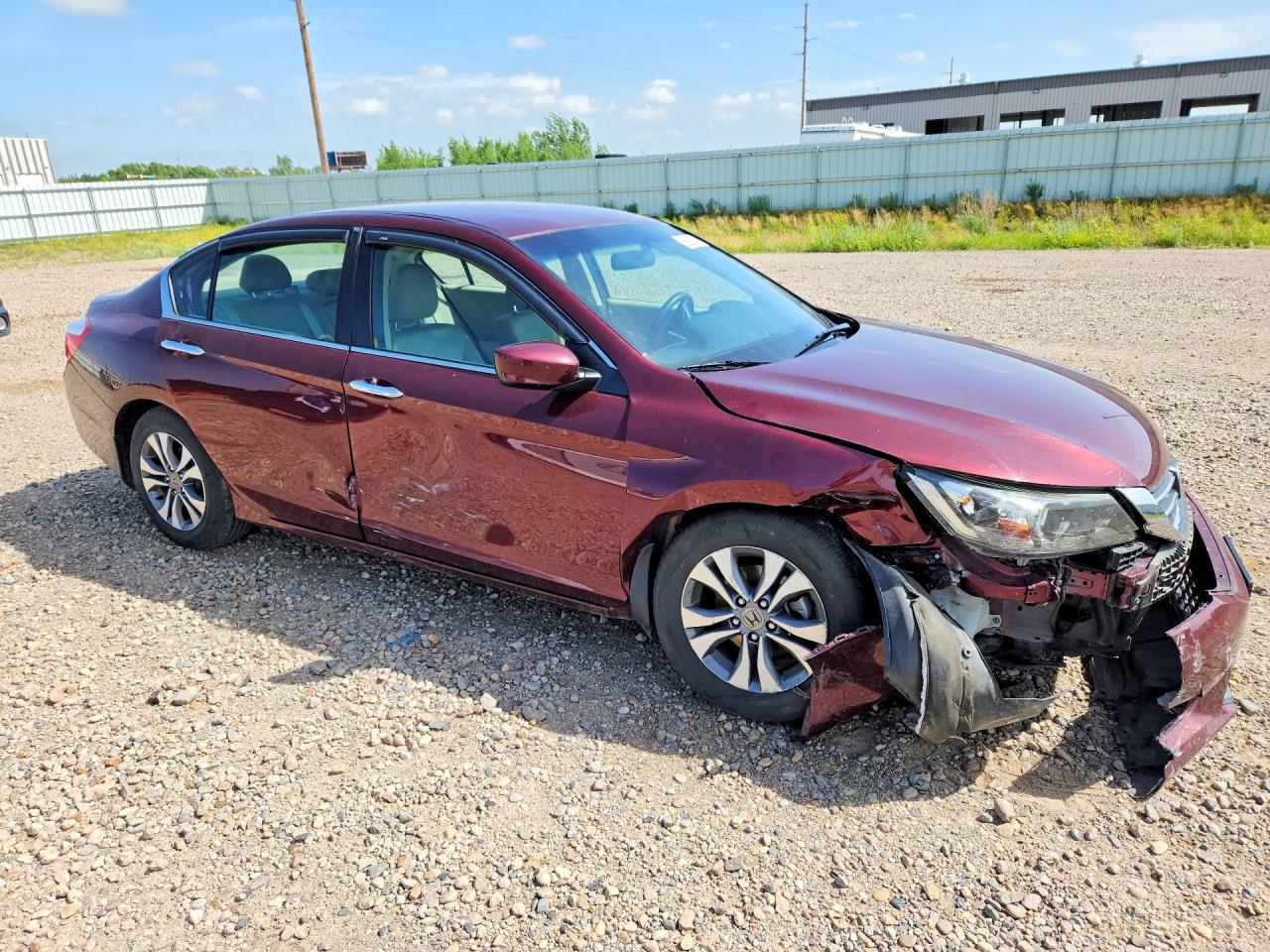2015 Honda Accord Lx Maroon vin: 1HGCR2F33FA212539