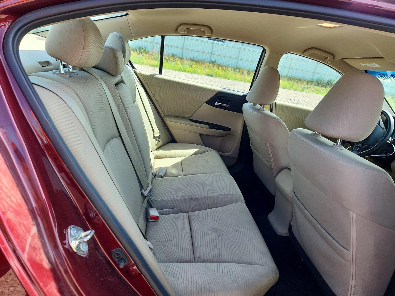 2015 Honda Accord Lx Maroon vin: 1HGCR2F33FA212539