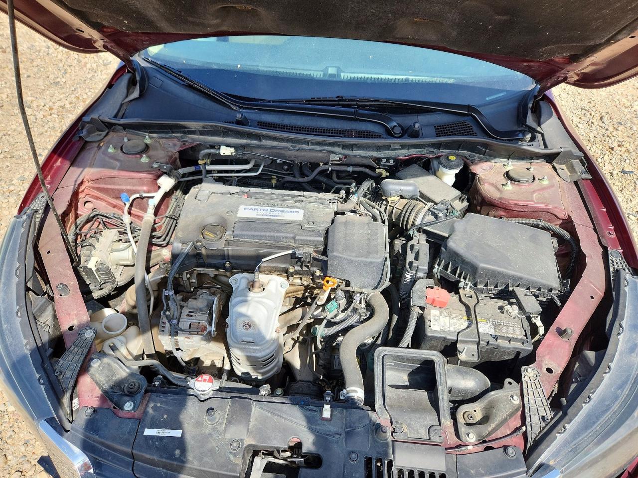 2015 Honda Accord Lx Maroon vin: 1HGCR2F33FA212539