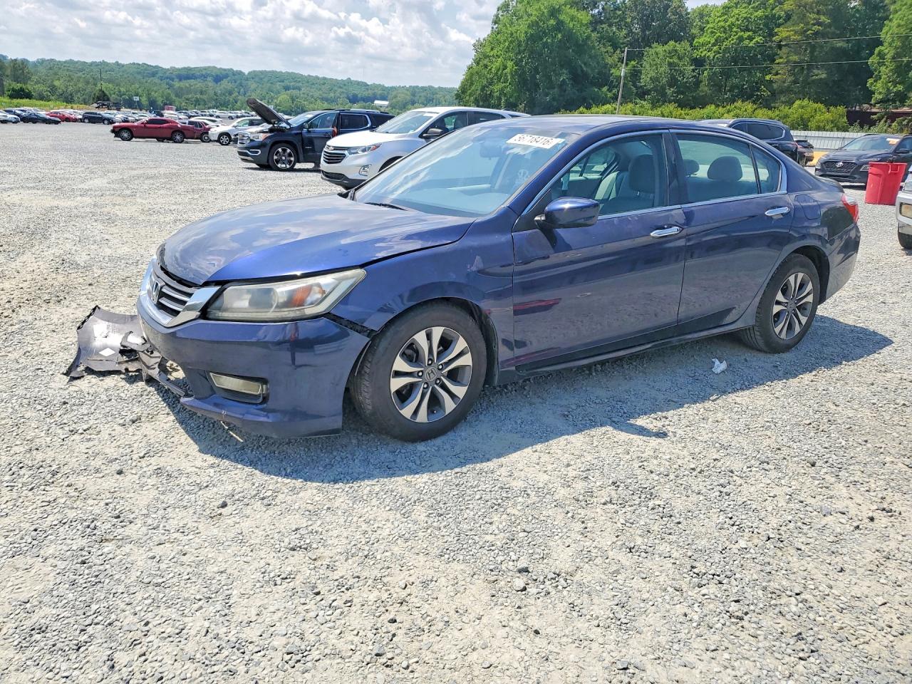2015 Honda Accord Lx Синий vin: 1HGCR2F33FA215800