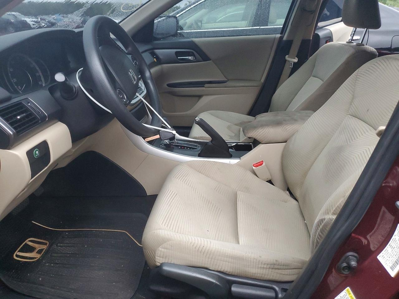 2015 Honda Accord Lx Red vin: 1HGCR2F33FA229504